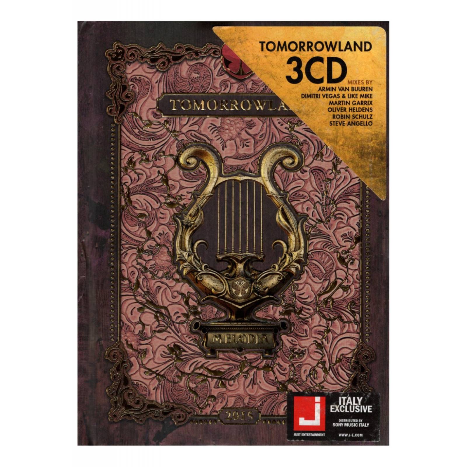 Tomorrowland 2015 Varios 3 Tres Discos Cd Con 72 Canciones