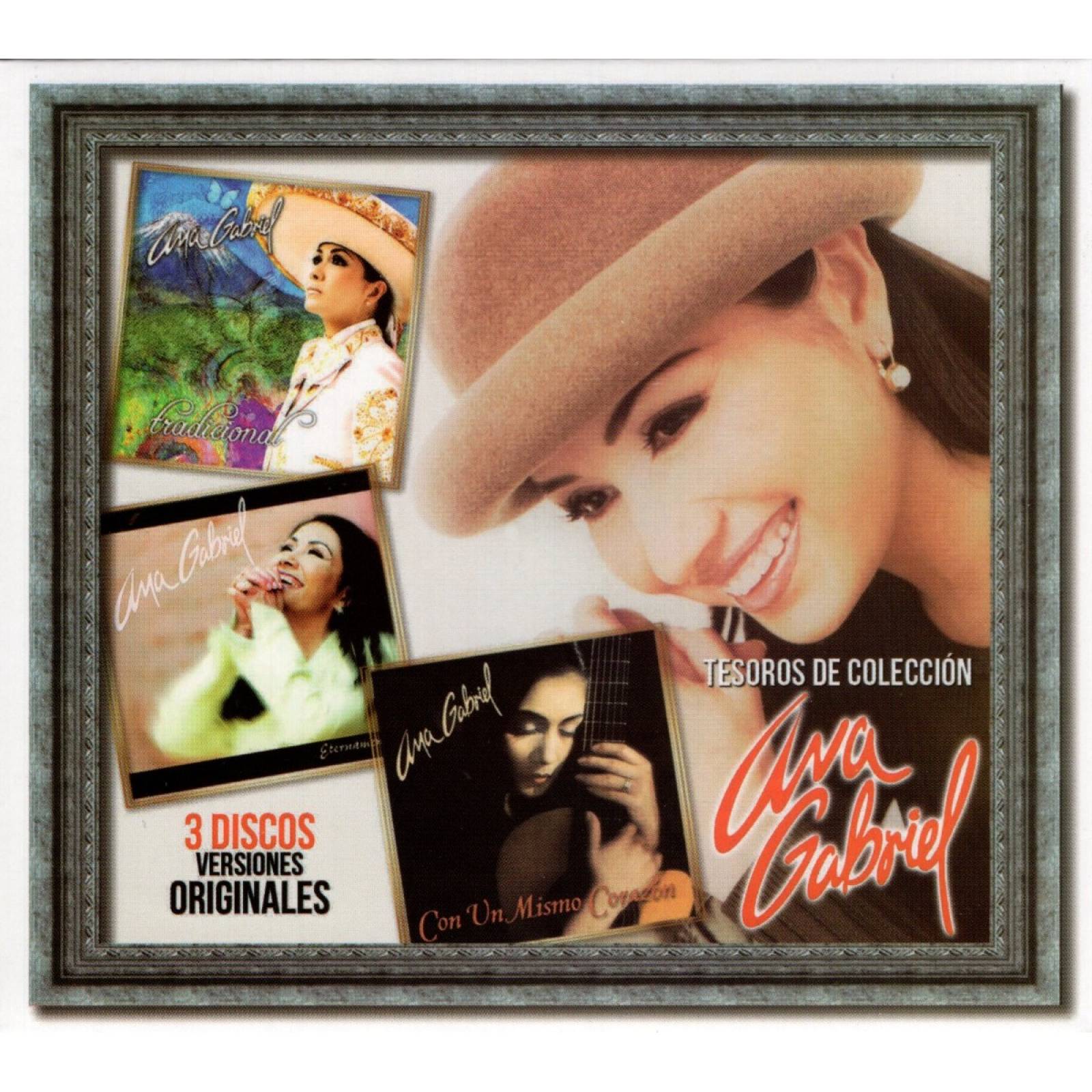 Ana Gabriel Tesoros De Coleccion 1 Box 3 Discos Cd