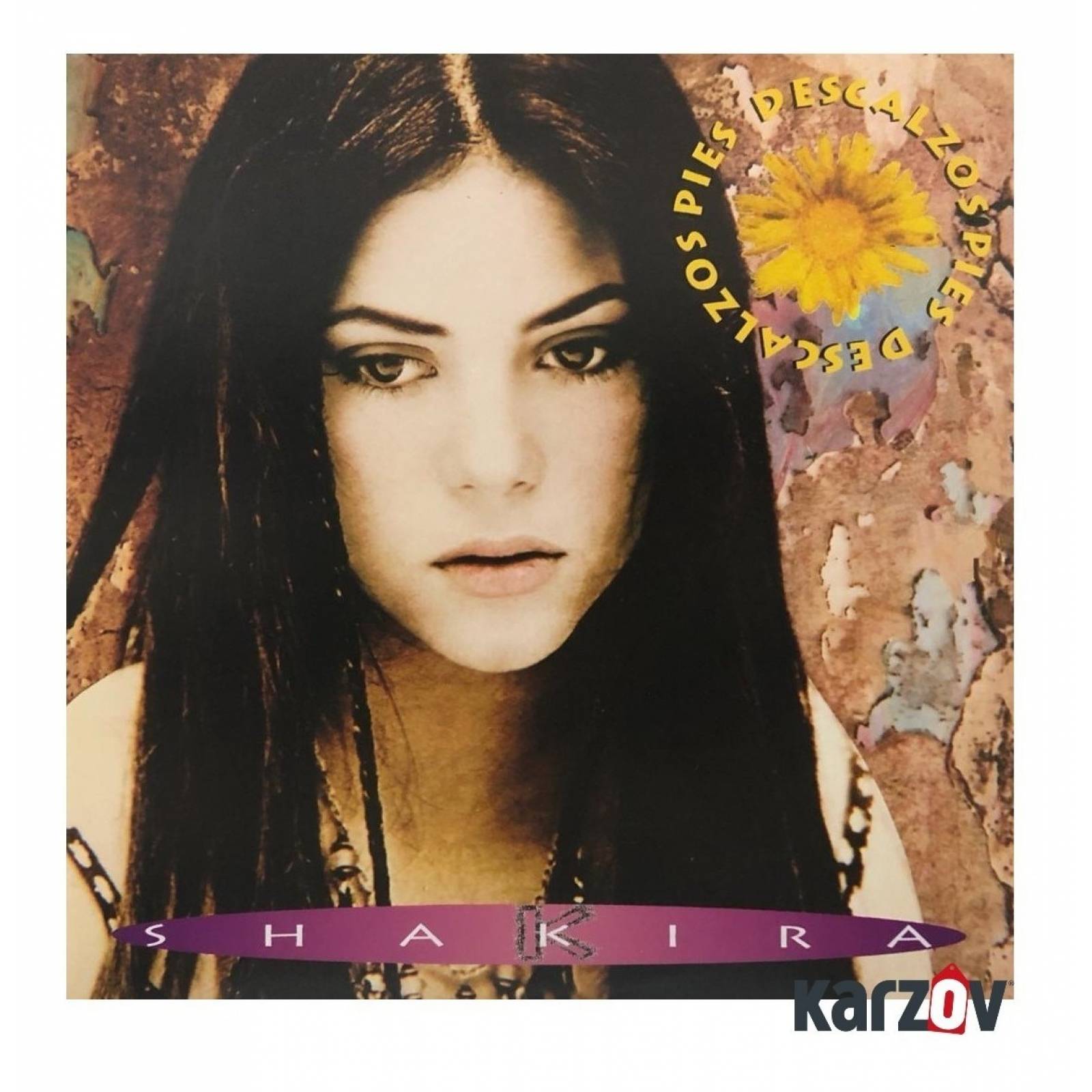 Shakira Pies Descalzos 2 Lp Acetato Vinyl.