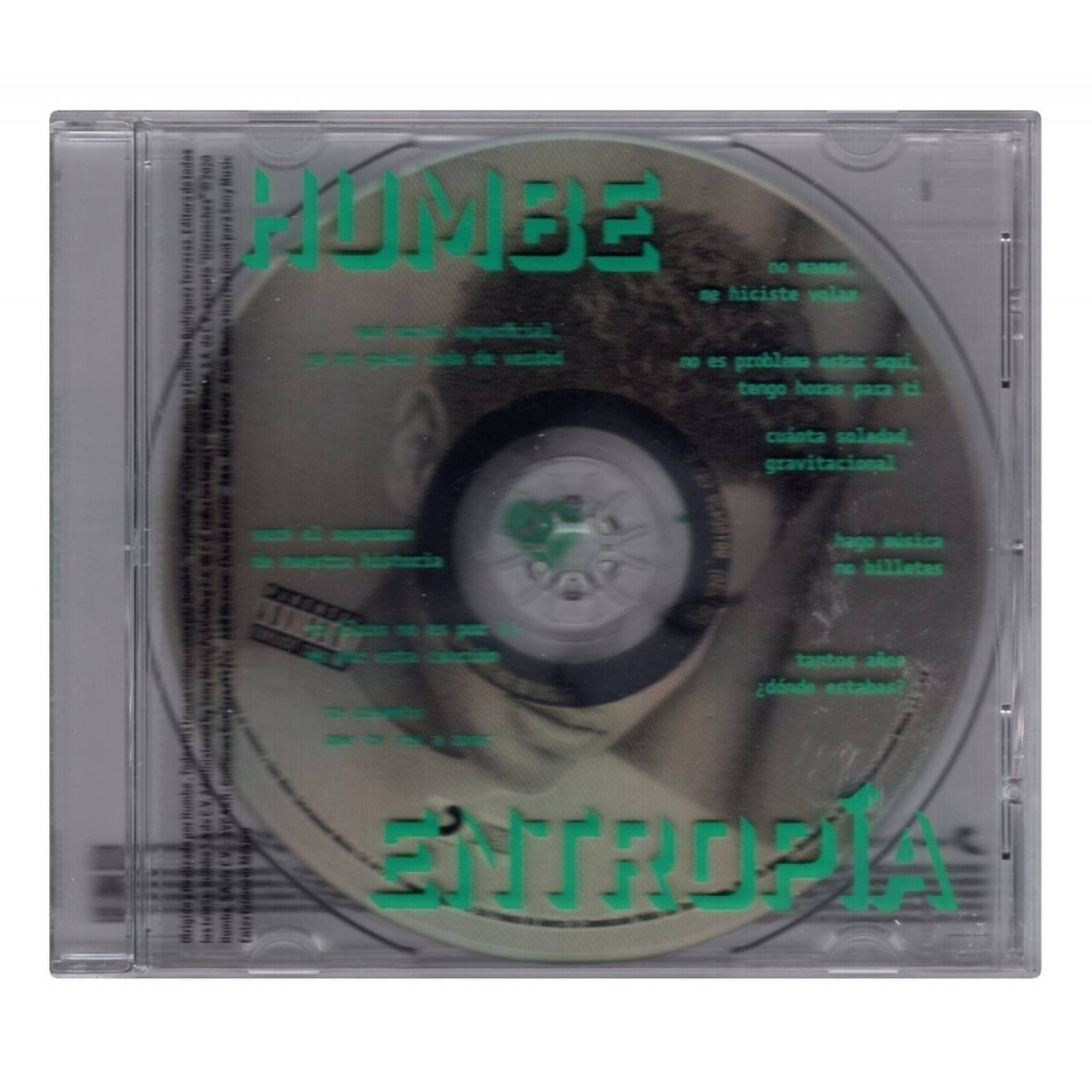Humbe  Entropia  Disco Cd 11 Canciones