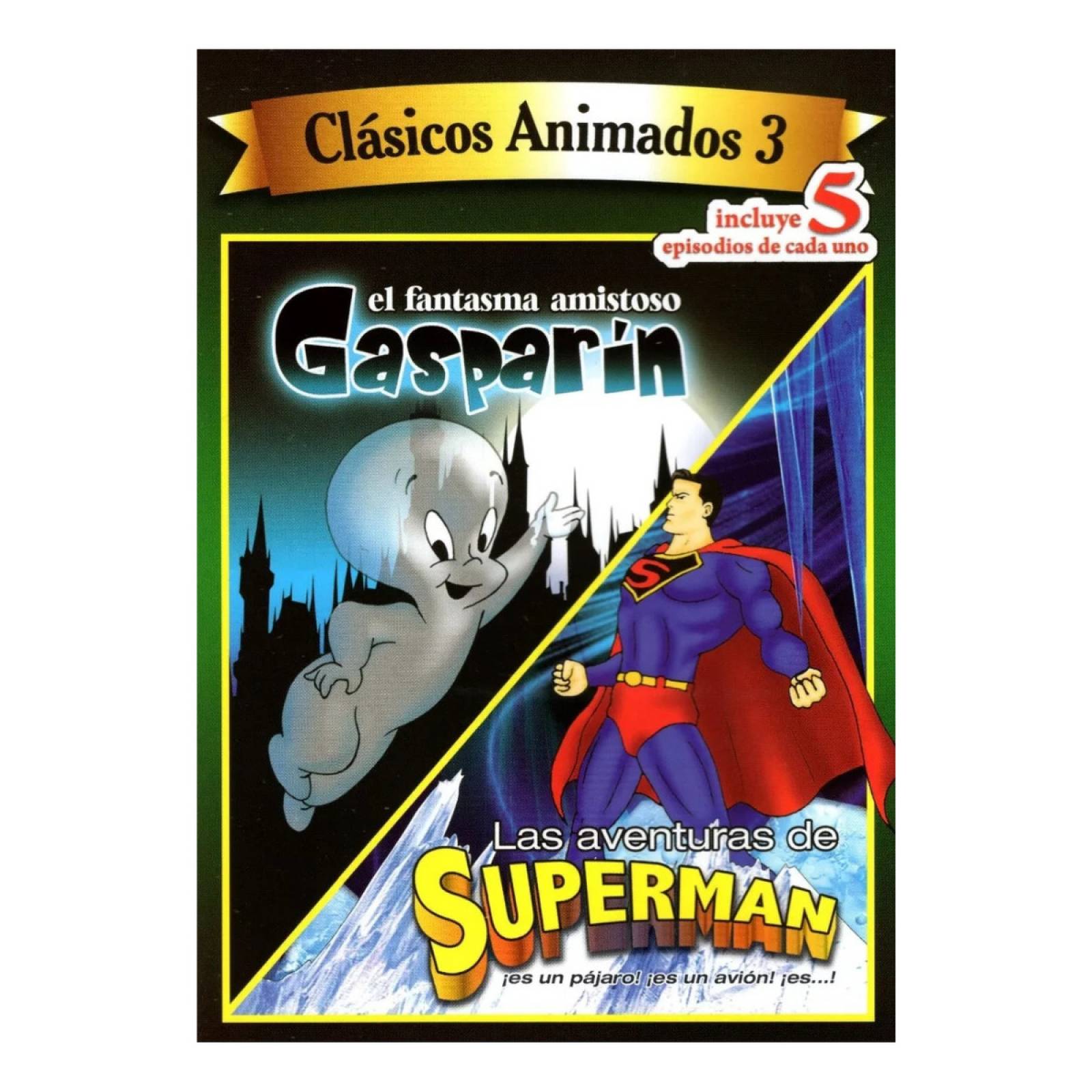 Gasparin Fantasma Amistoso y Aventuras Superman Episodio Dvd