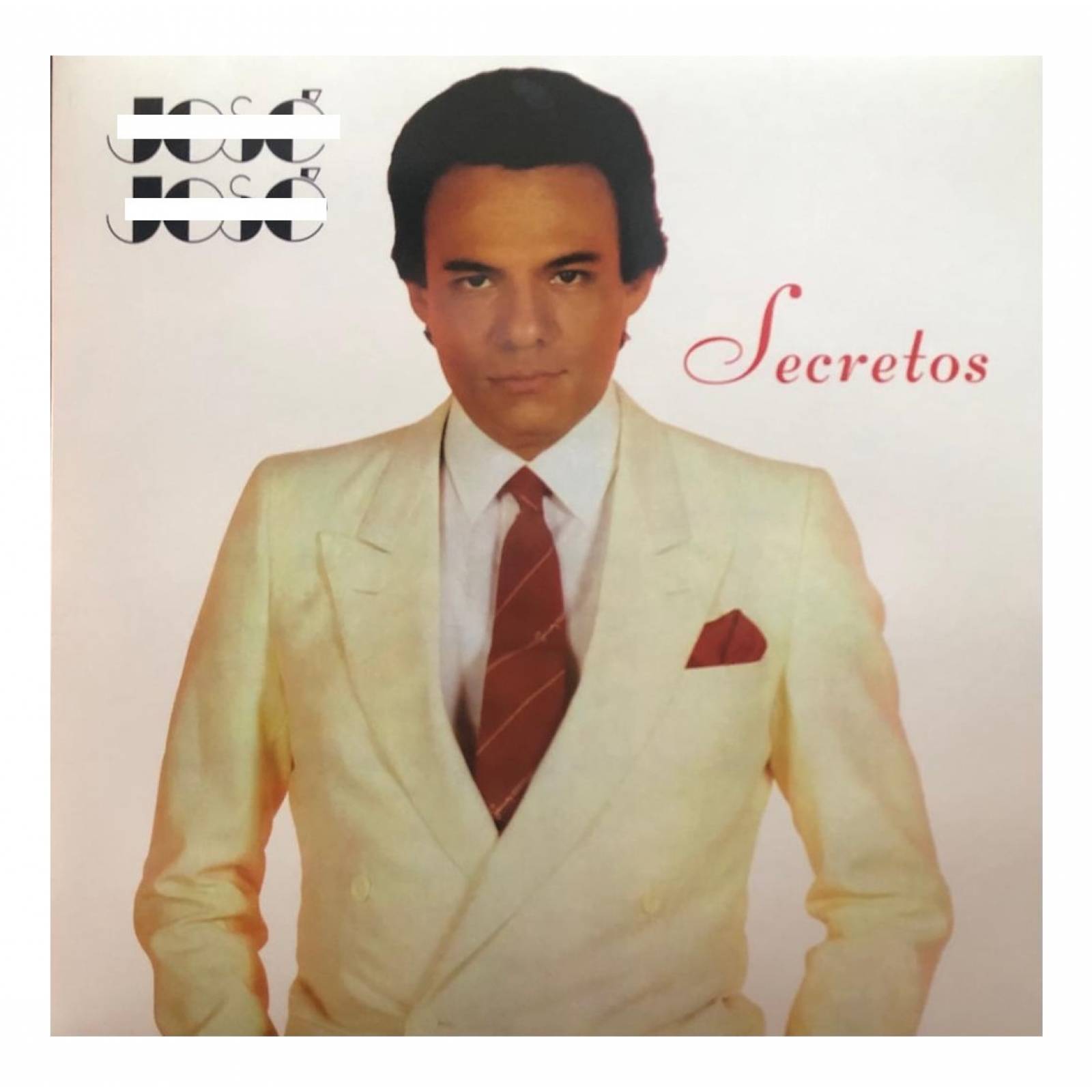Jose Jose Secretos Red Rojo Lp Vinyl.