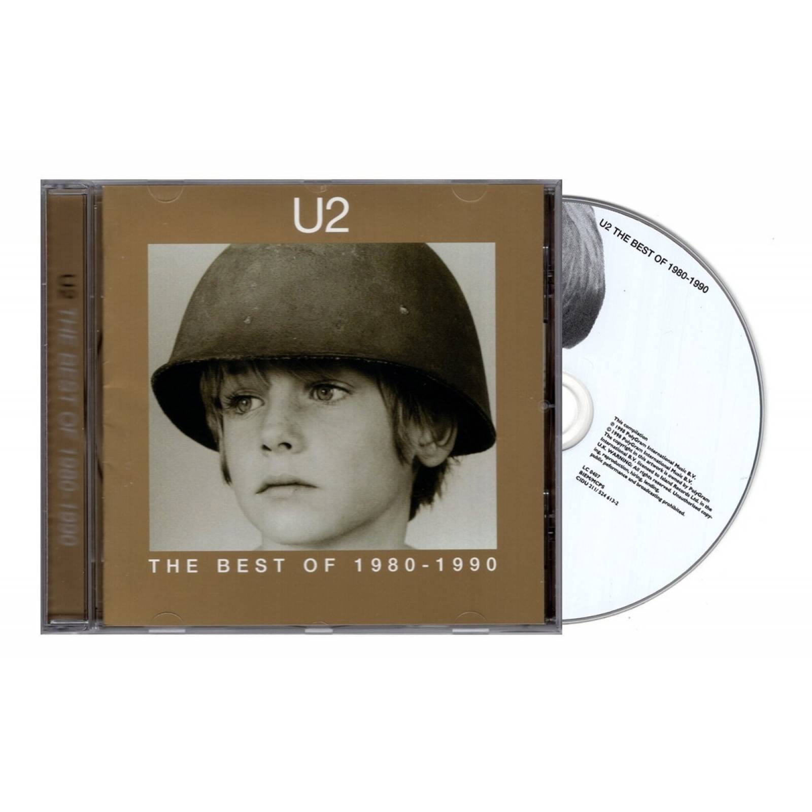 U2  The Best Of 1980  1990  Disco Cd 14 Canciones