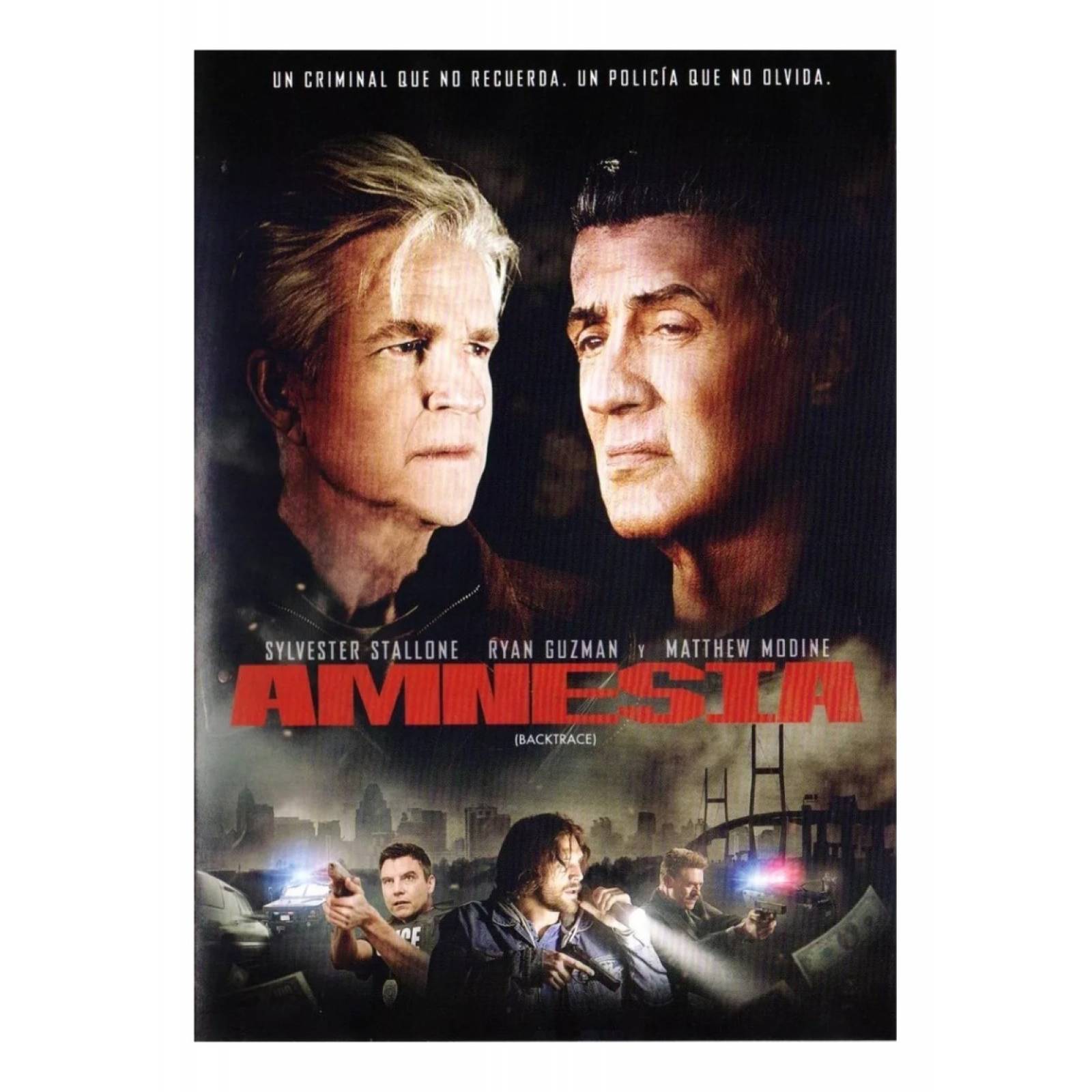 Amnesia Backtrace Sylvester Stallone Pelicula Dvd.