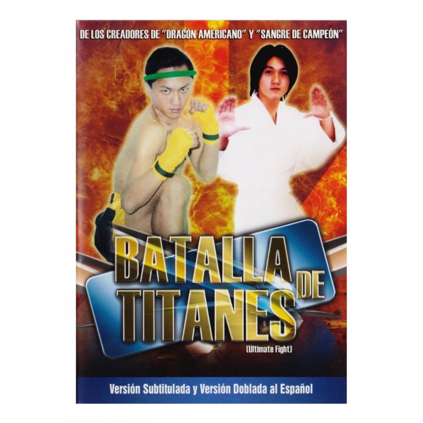 Batalla De Titanes Ultimate Fight Pelicula Dvd