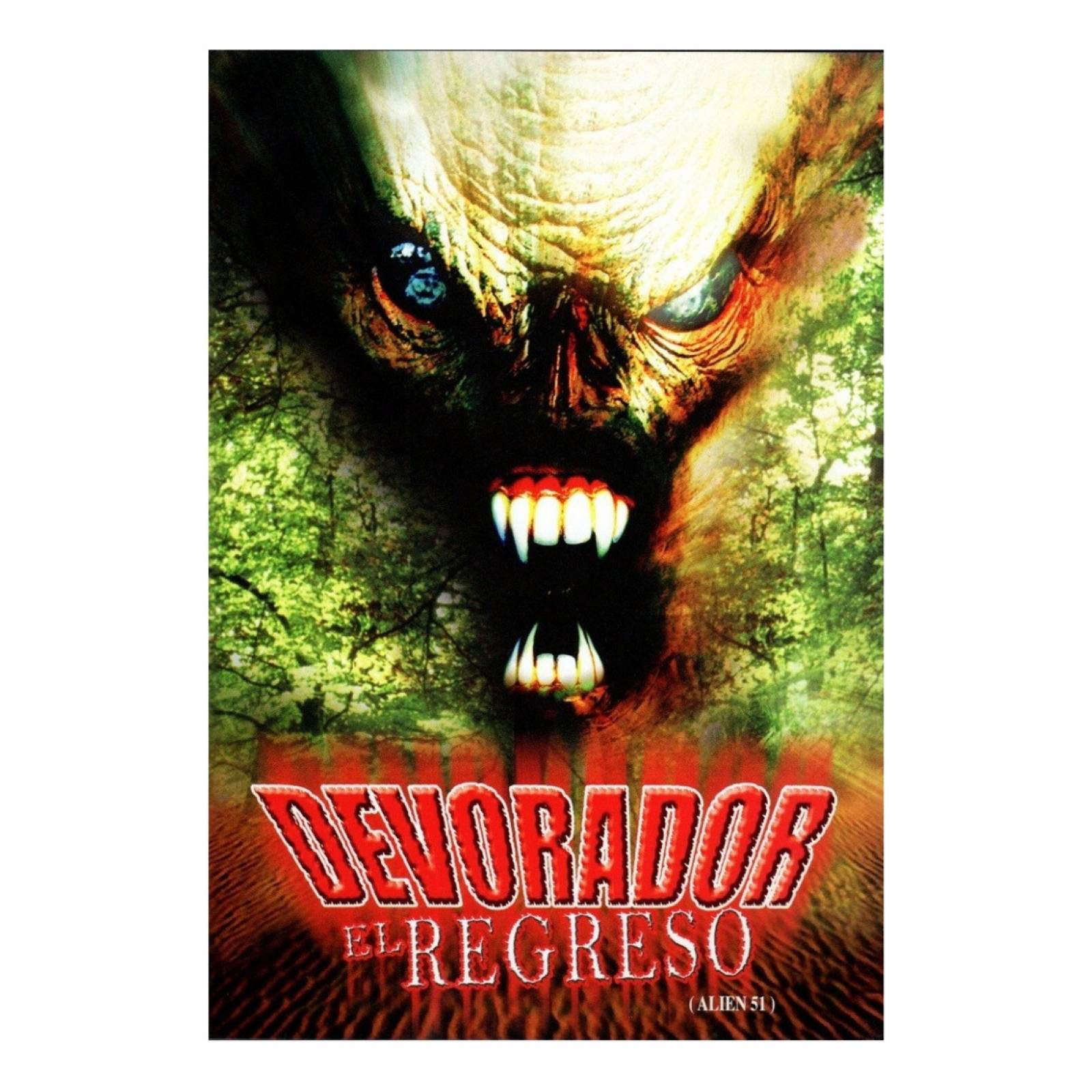 Devorador El Regreso Alien 51 Brennon Jones Pelicula Dvd