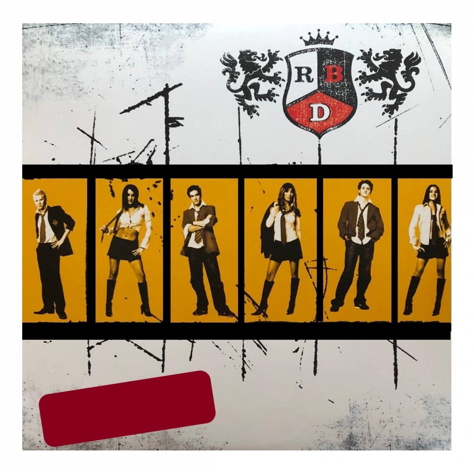 Rbd Rebelde White Blanco Lp Vinyl
