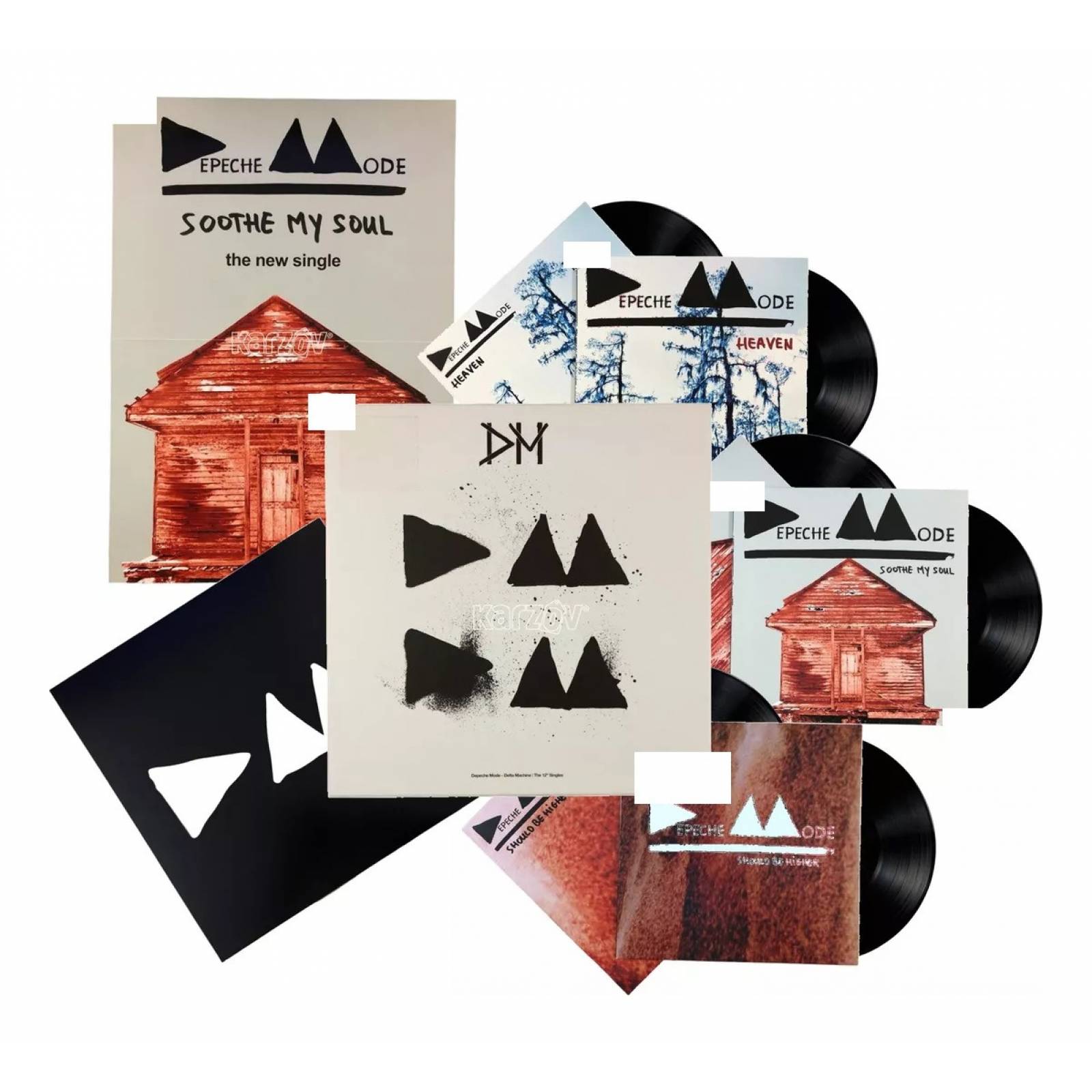 Depeche Mode Delta Machine Box 6 Lp Vinyl