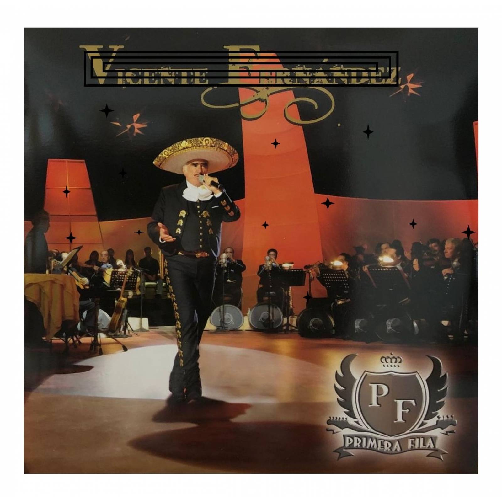 Vicente Fernandez Primera Fila 2 Lp Vinyl  Dvd