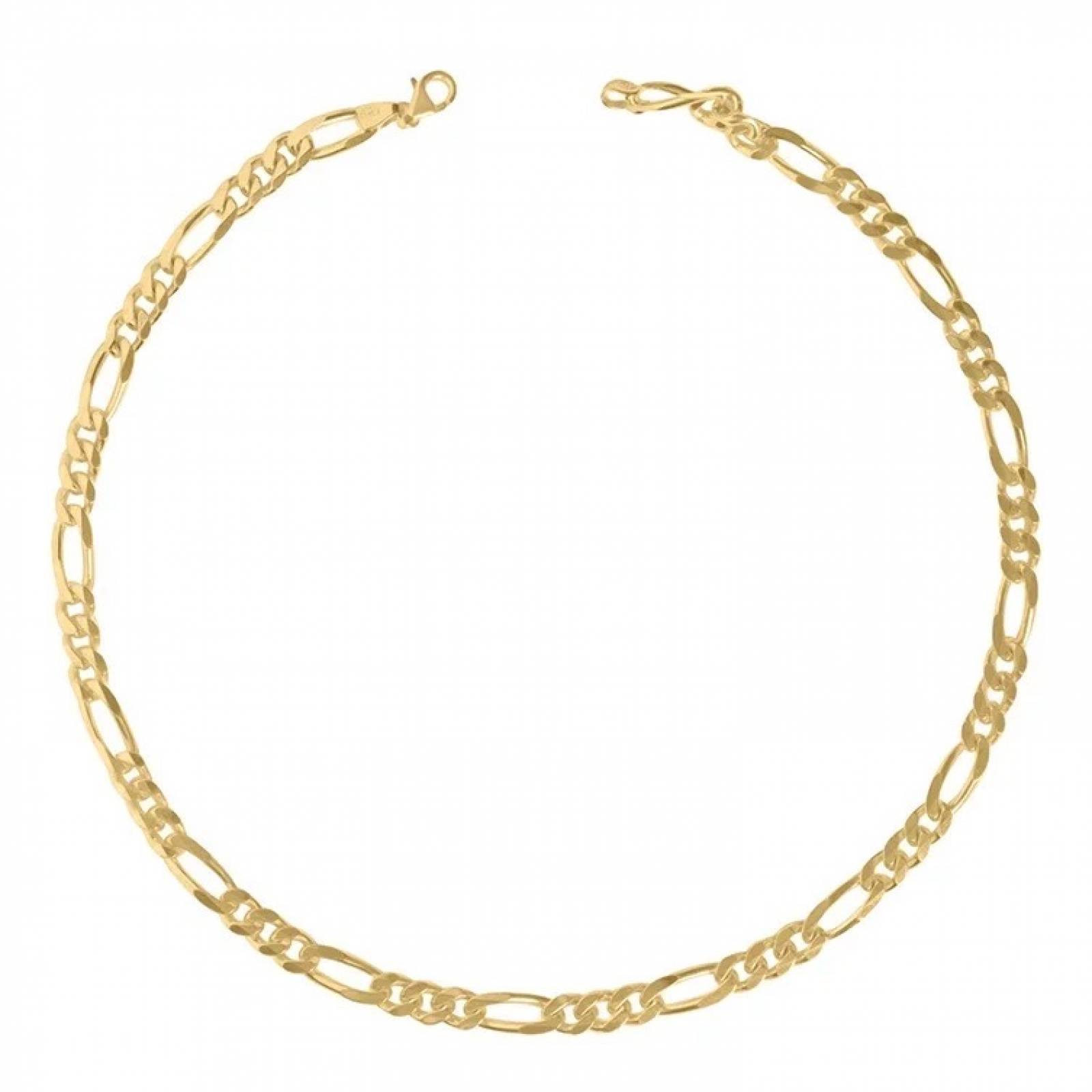 Collar ARETIZE Mujer Plata De Ley 925 Cadena Baño en Oro 18k + Caja de Regalo