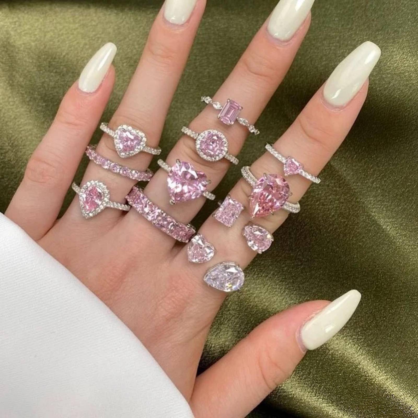 Anillo ARETIZE Corazón de Plata de Ley 925 Zirconias Plateado Talla 5 Mujer + Caja de Regalo Talla: 7 Talla 7