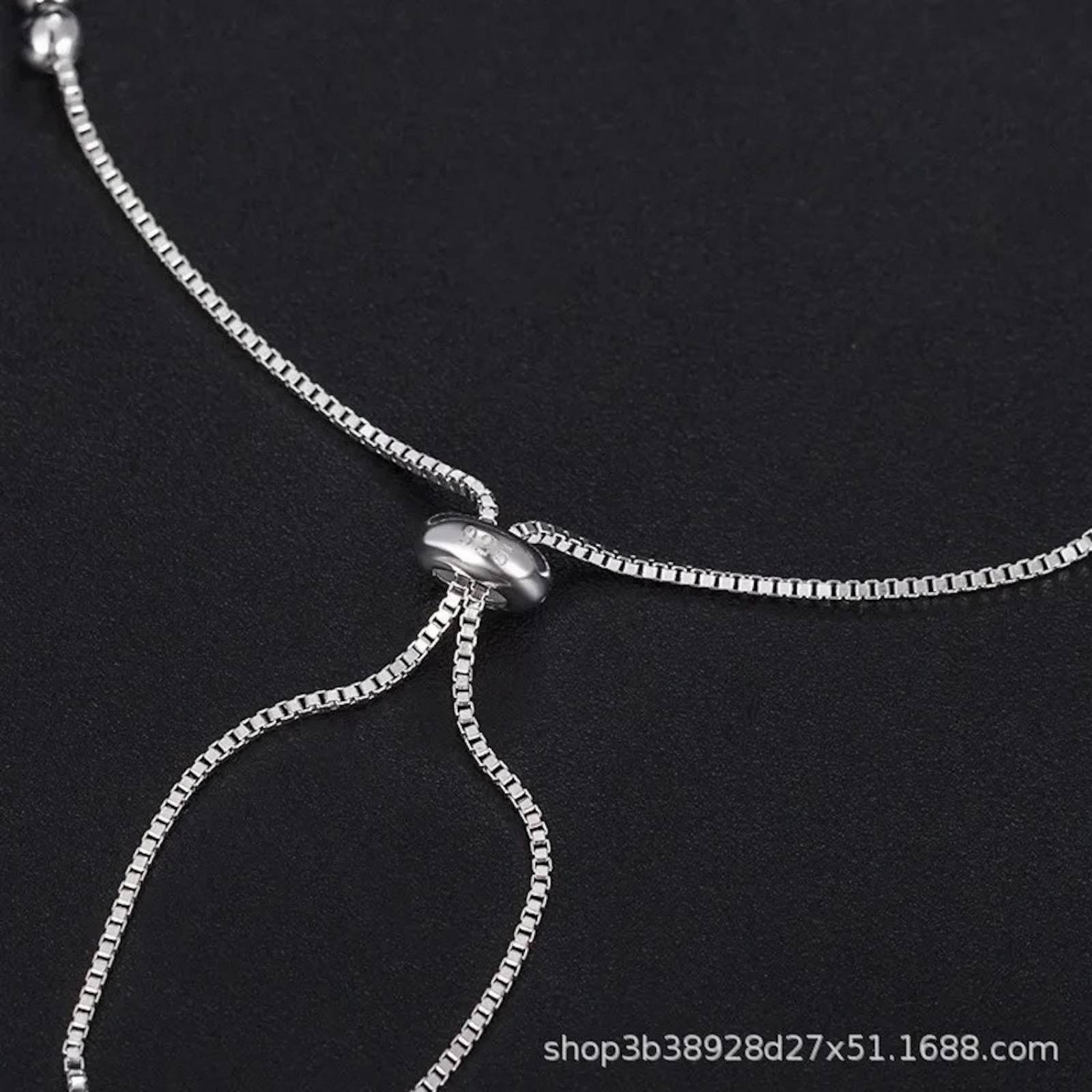 Pulsera de Plata 925 Cuentas Bolitas Unitalla Mujer 