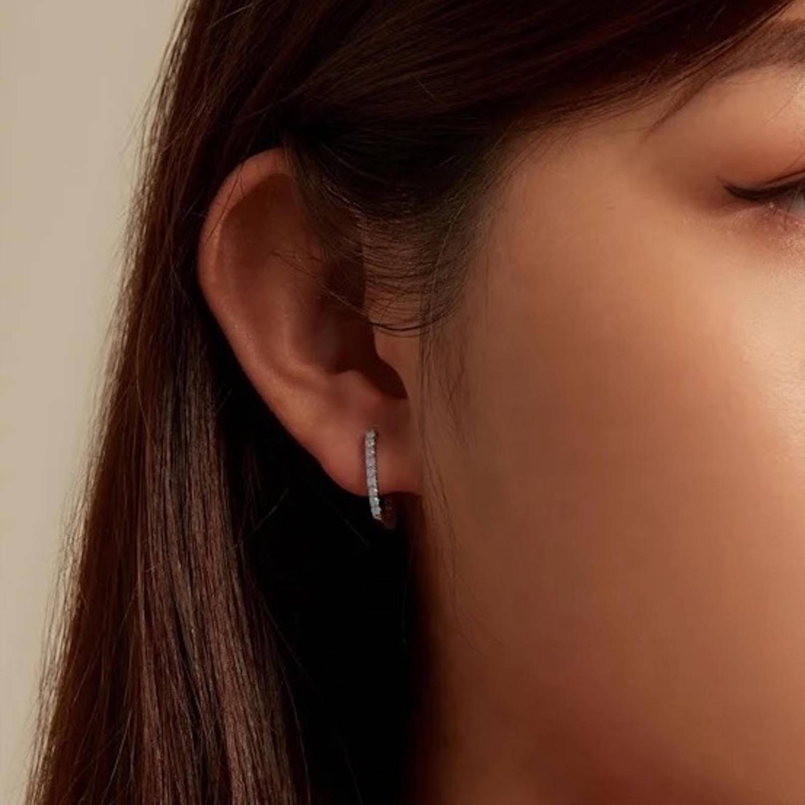 Aretes de Plata 925 Arracadas de Ópalo Azúl Rectangular