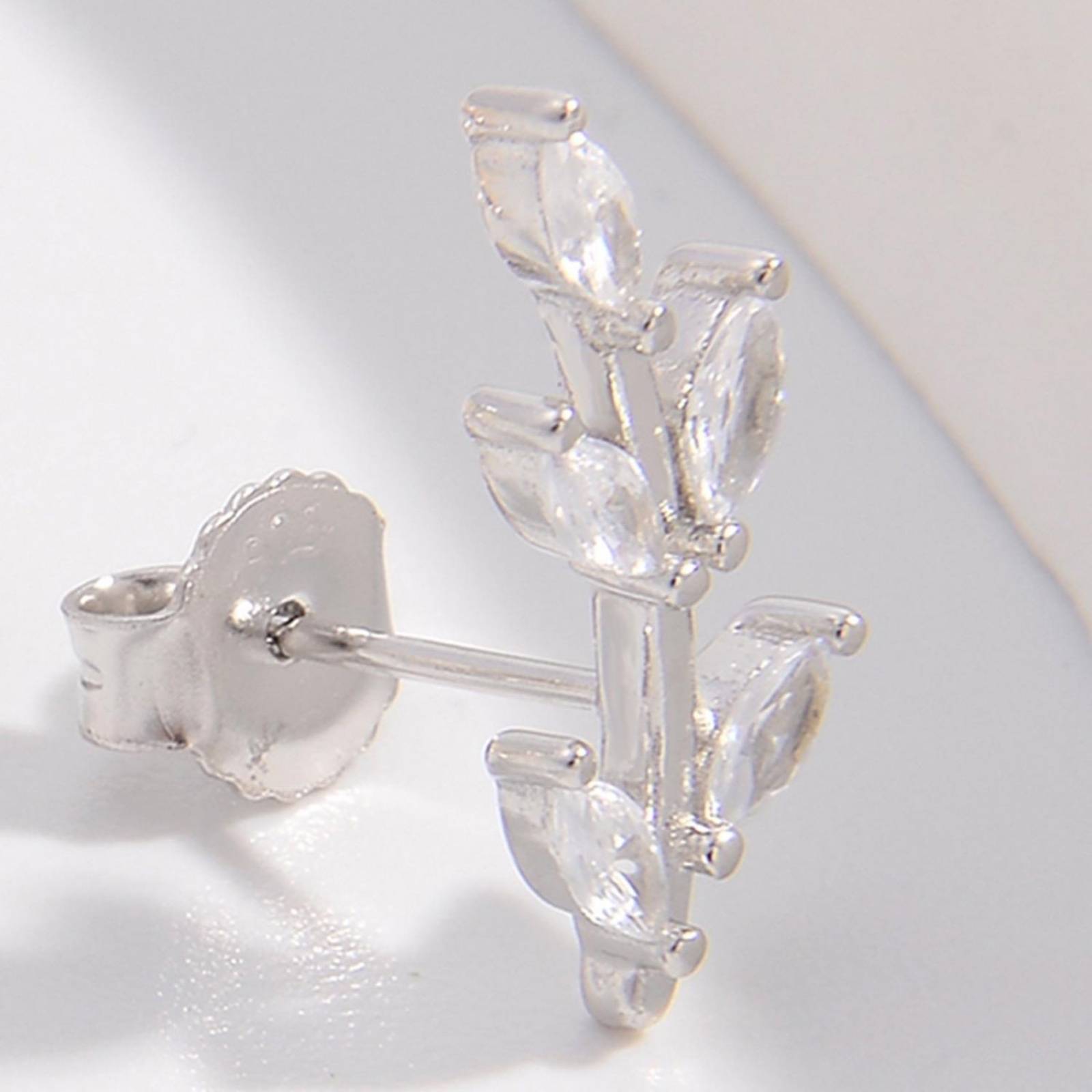 Aretes de Plata 925 Arracadas Torcidas de Trenza de Dos 
