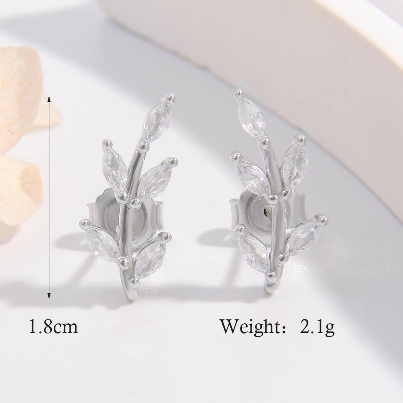 Aretes de Plata 925 Arracadas Torcidas de Trenza de Dos 