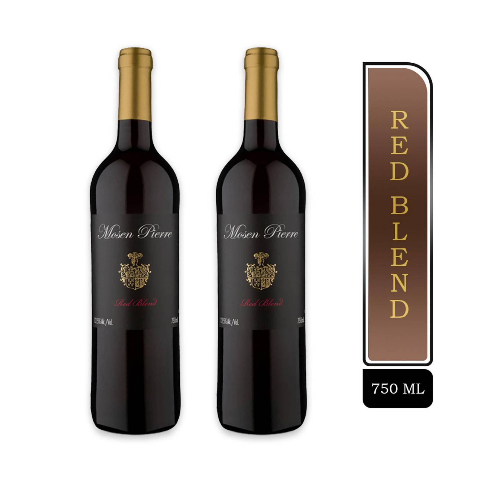 Pack 2 Vino Tinto Mosen Pierre Red Blend, 750 ml 