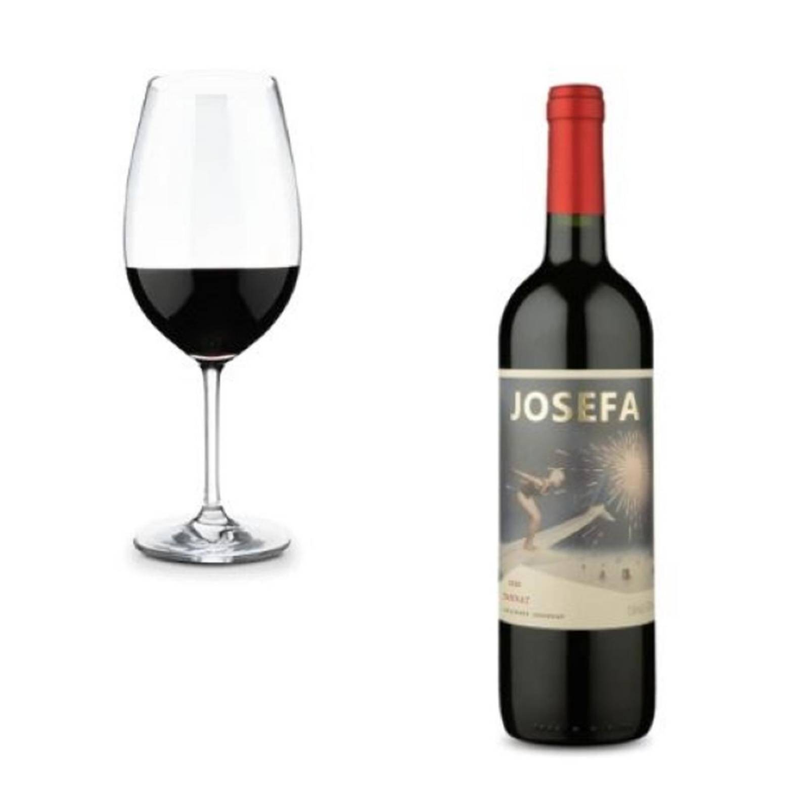 Pack 4 Botellas Vino Tinto Josefa Tanat, 750 ml 