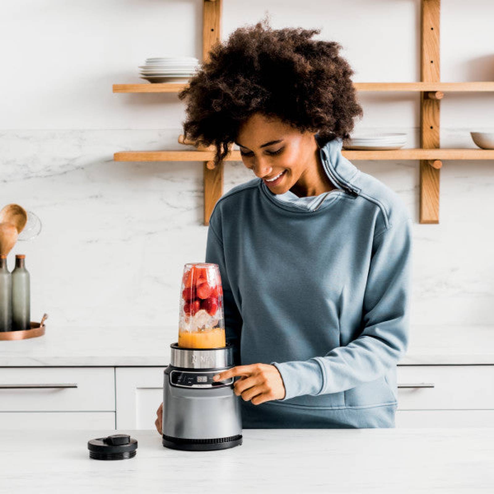 Licuadora Ninja Nutri Blender Pro con Auto iQ BN401 14 hp