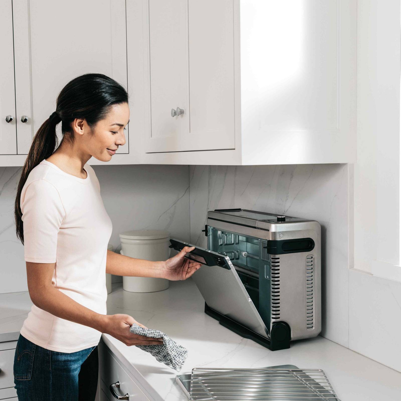 Horno eléctrico Ninja SP101 con freidora de aire 8 en 1