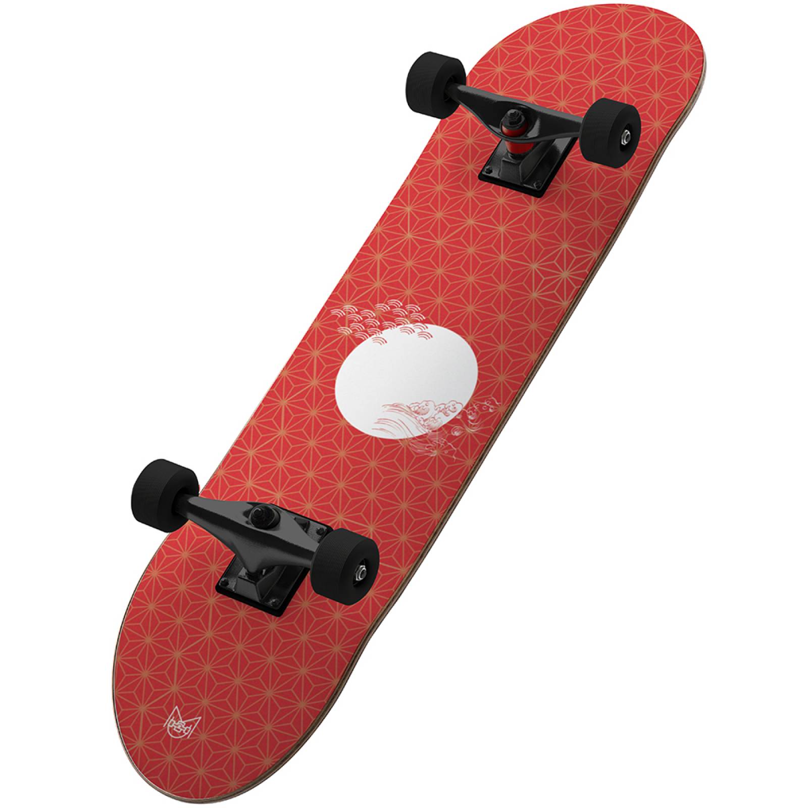 Patineta Profesional MUSA Japon Solo Pam Llantas Negras skate skateboard