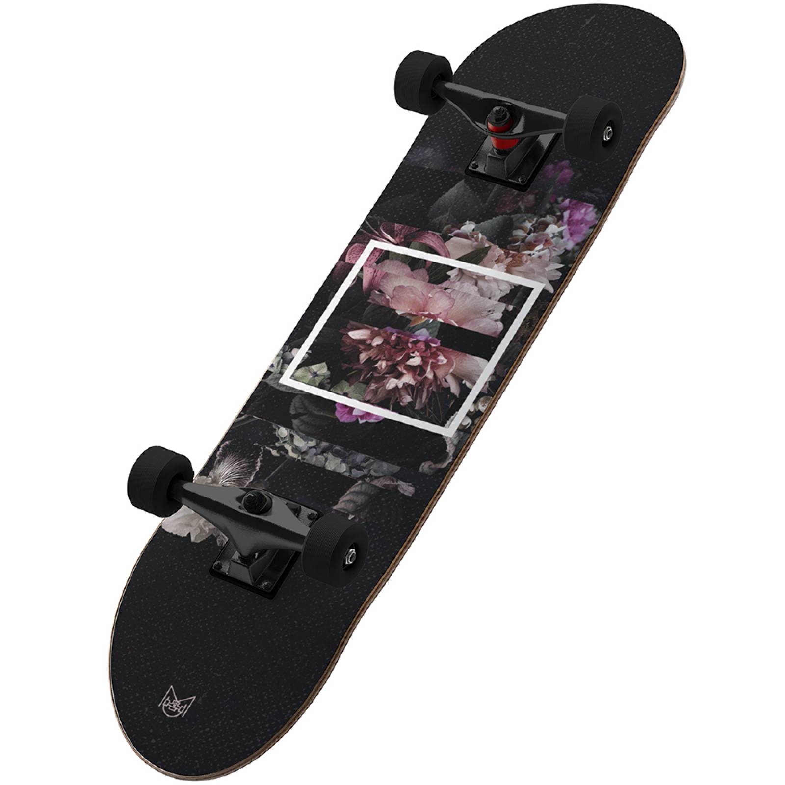 Patineta Profesional MUSA Negro Solo Pam Llantas Negras skate skateboard