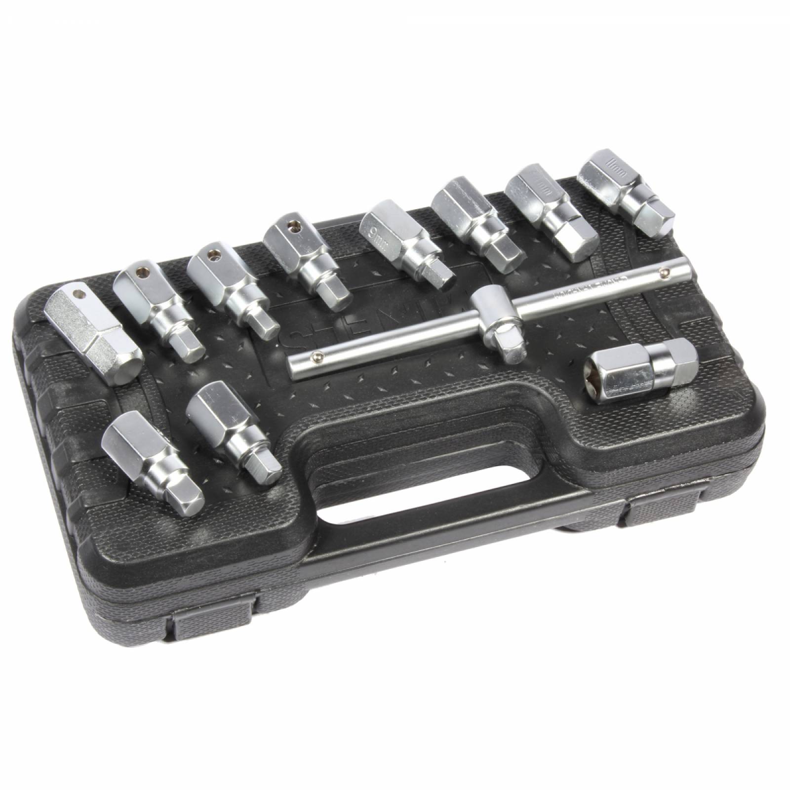 Kit de dados y llaves 3/8" para tapón de carter