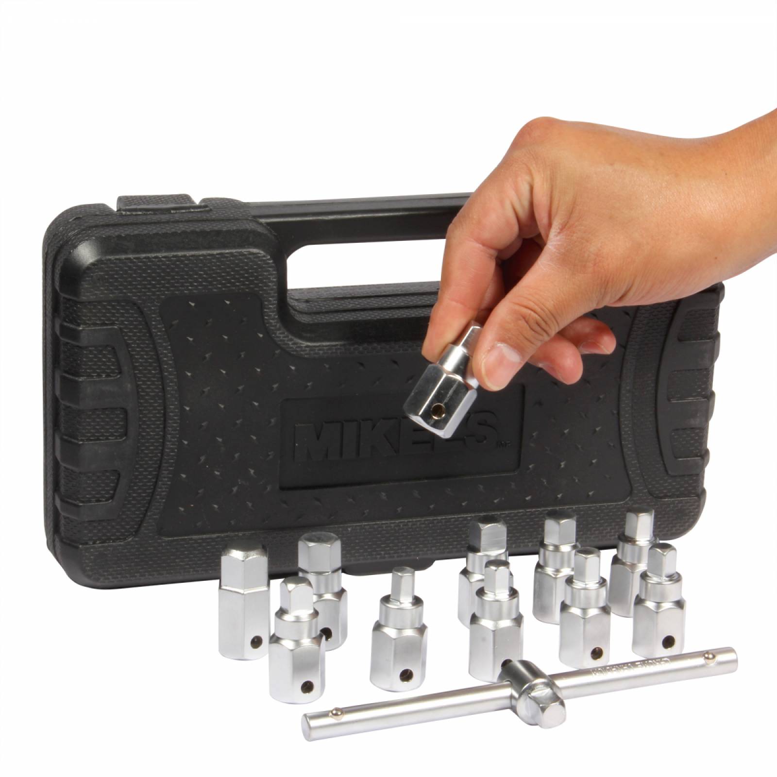 Kit de dados y llaves 3/8" para tapón de carter