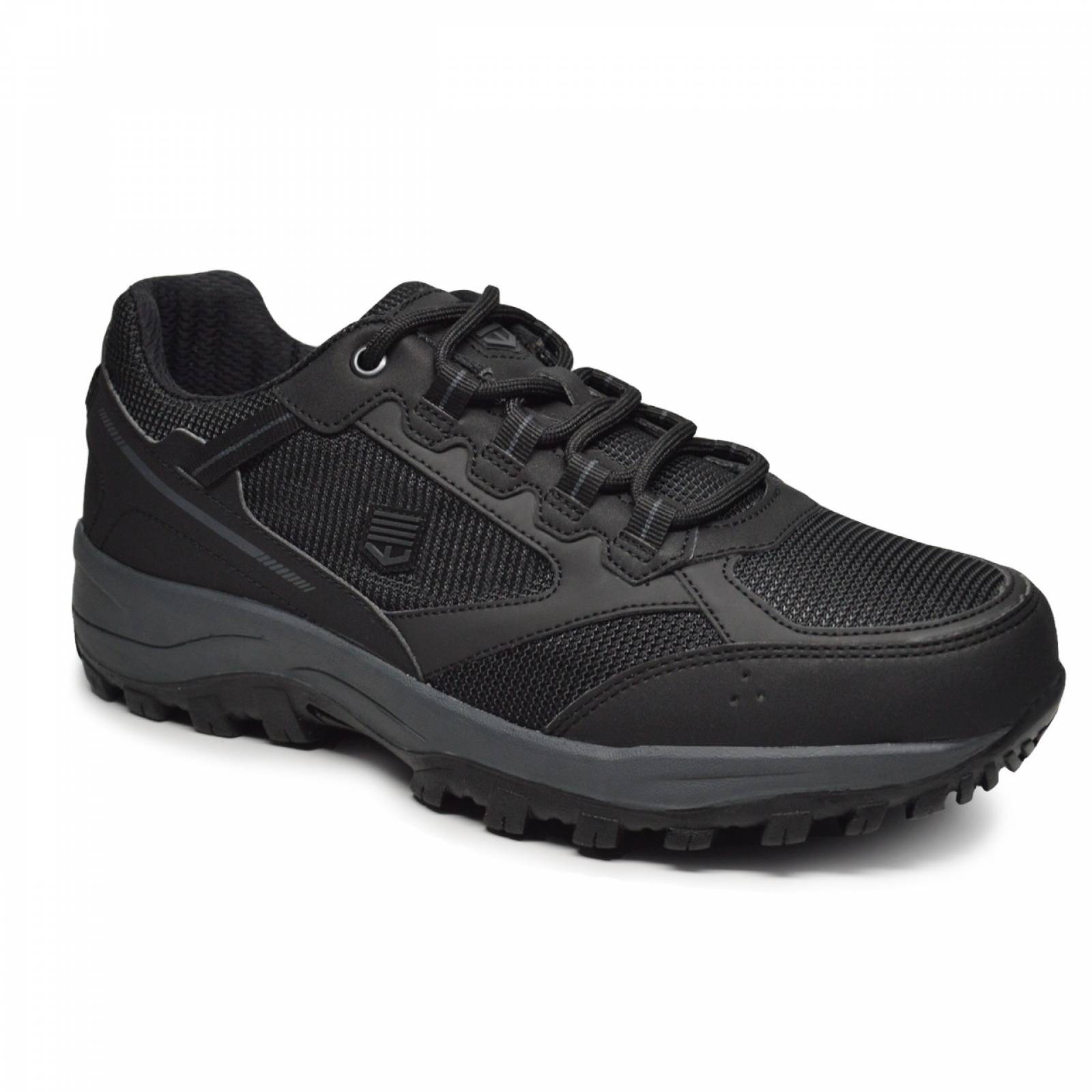 Tenis de Hombre Tipo Hiking Montaña Mod. Expedition Gris Negro
