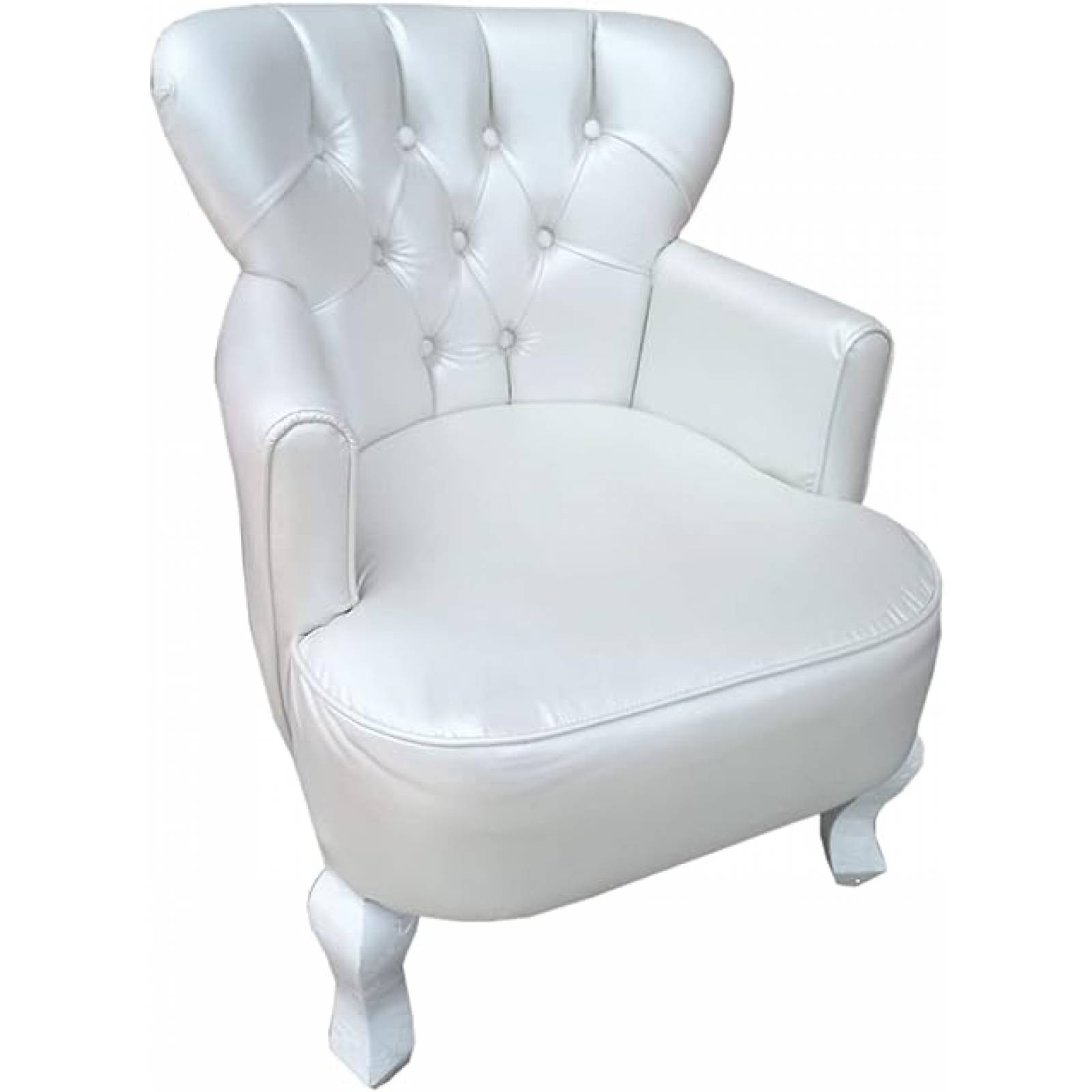 Sillón Capitone Individual Retro Vintage 100% Artesanal Madera Pino Artesanía Nacional