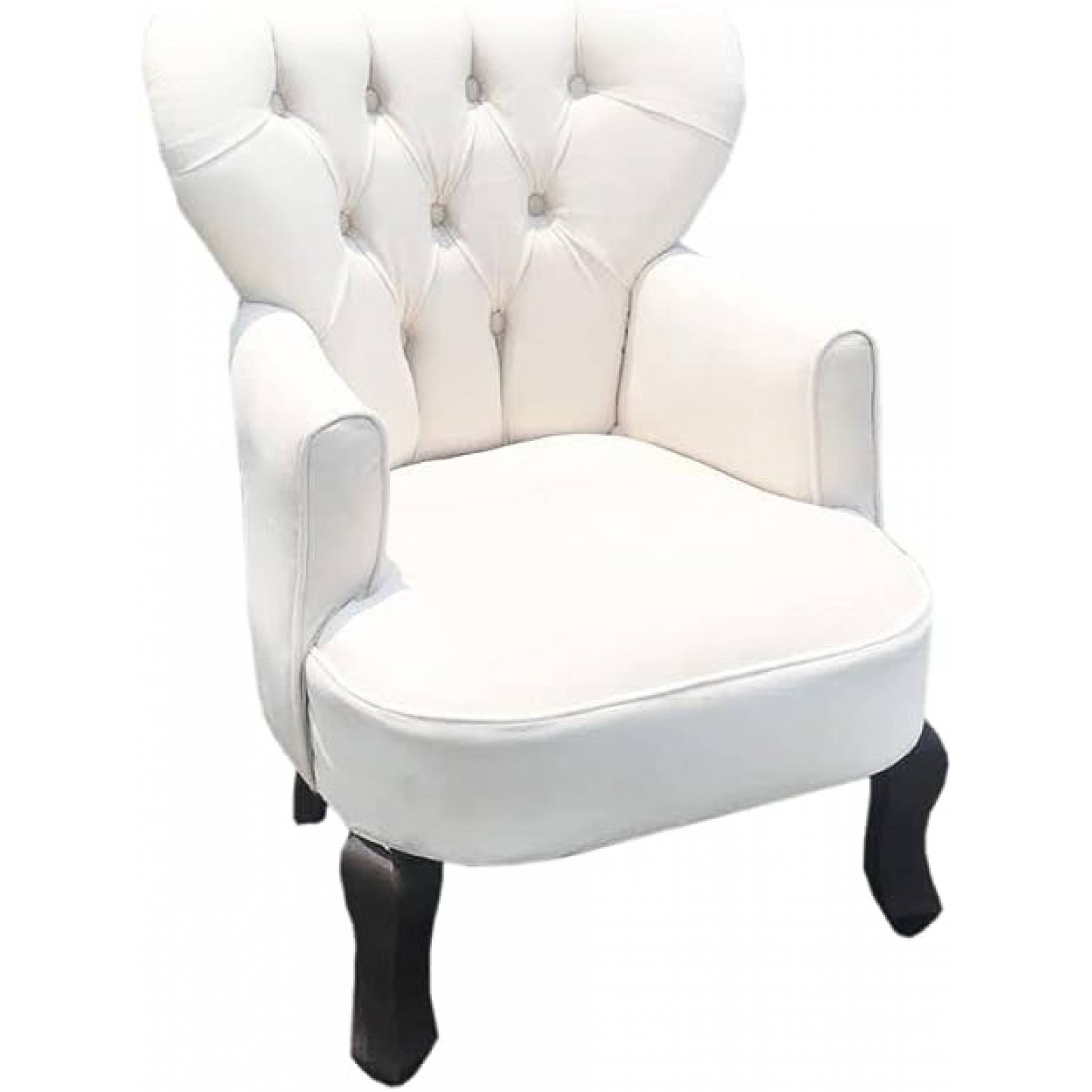 Sillón Capitone Individual Retro Vintage 100% Artesanal Madera Pino Artesanía Nacional