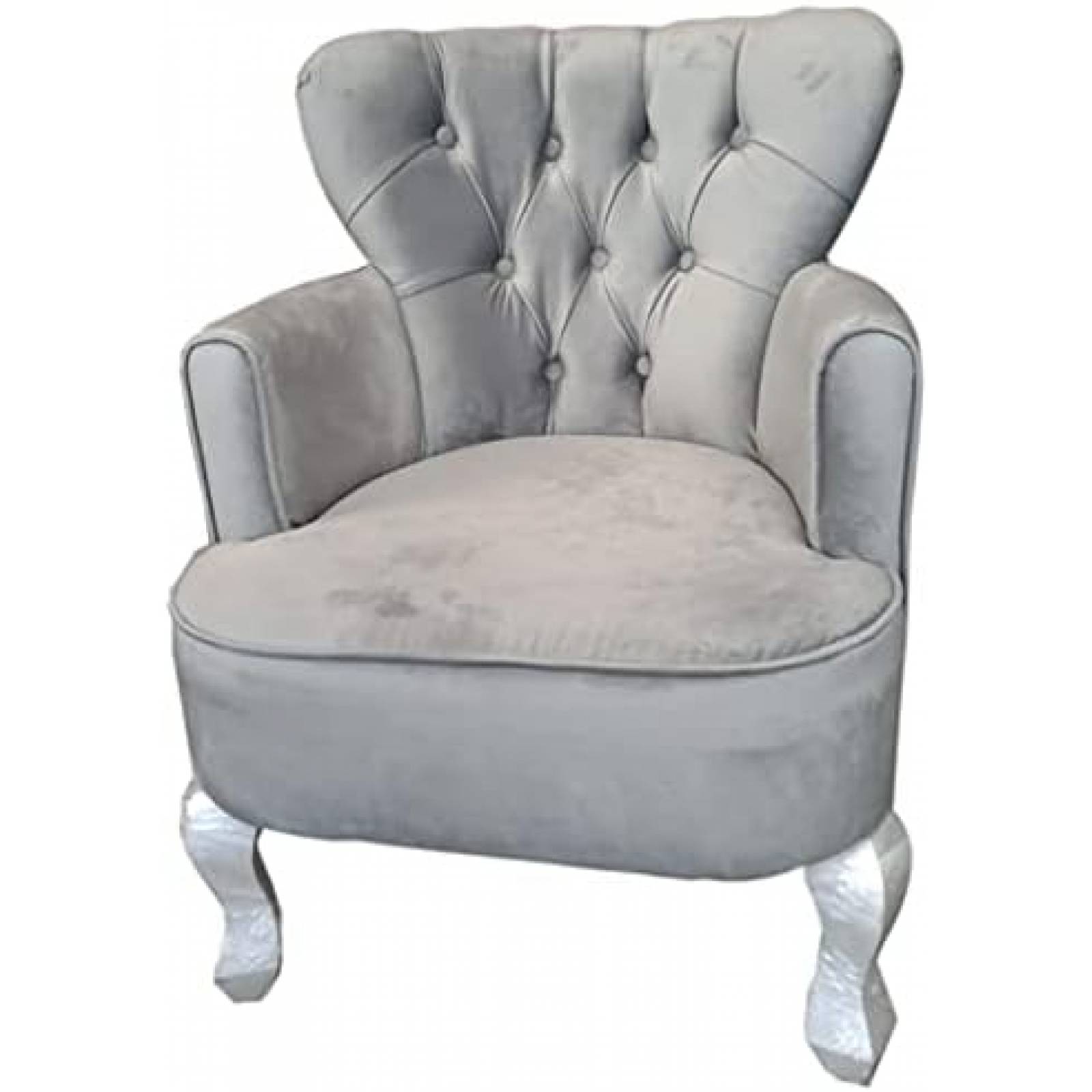 Sillón Capitone Individual Retro Vintage 100% Artesanal Madera Pino Artesanía Nacional