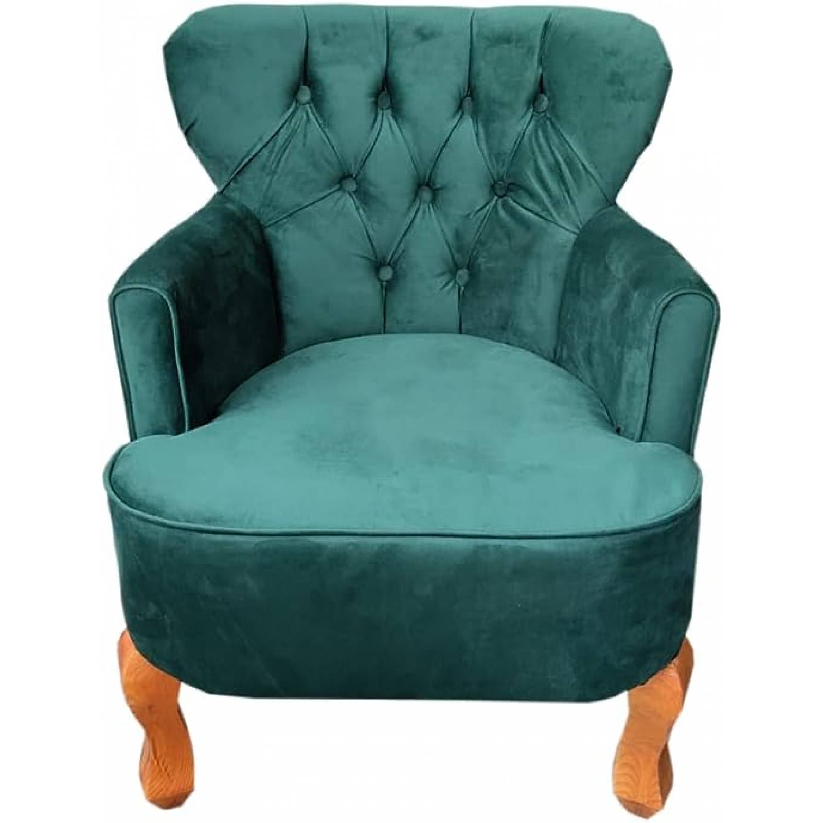 Sillón Capitone Individual Retro Vintage 100% Artesanal Madera Pino Artesanía Nacional