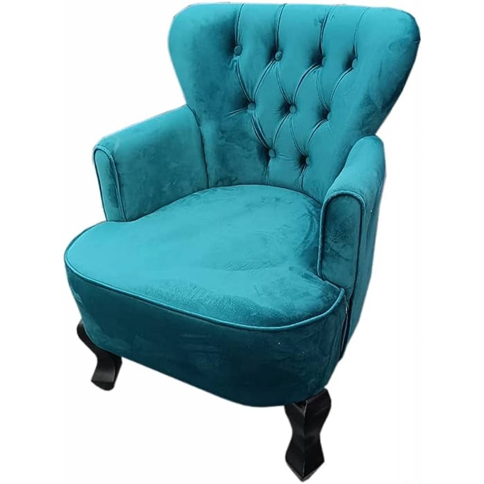Sillón Capitone Individual Retro Vintage 100% Artesanal Madera Pino Artesanía Nacional