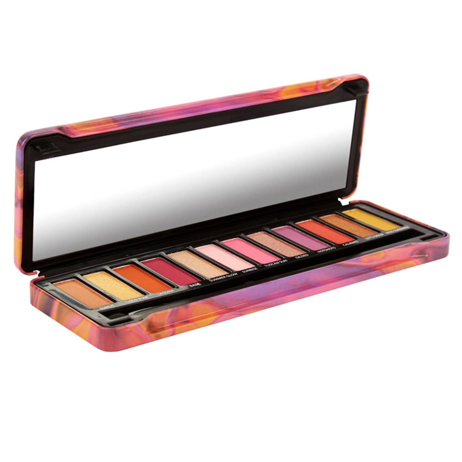 Paleta de sombras para Ojos 12 tonos SUNKISS BYS Cosmetics