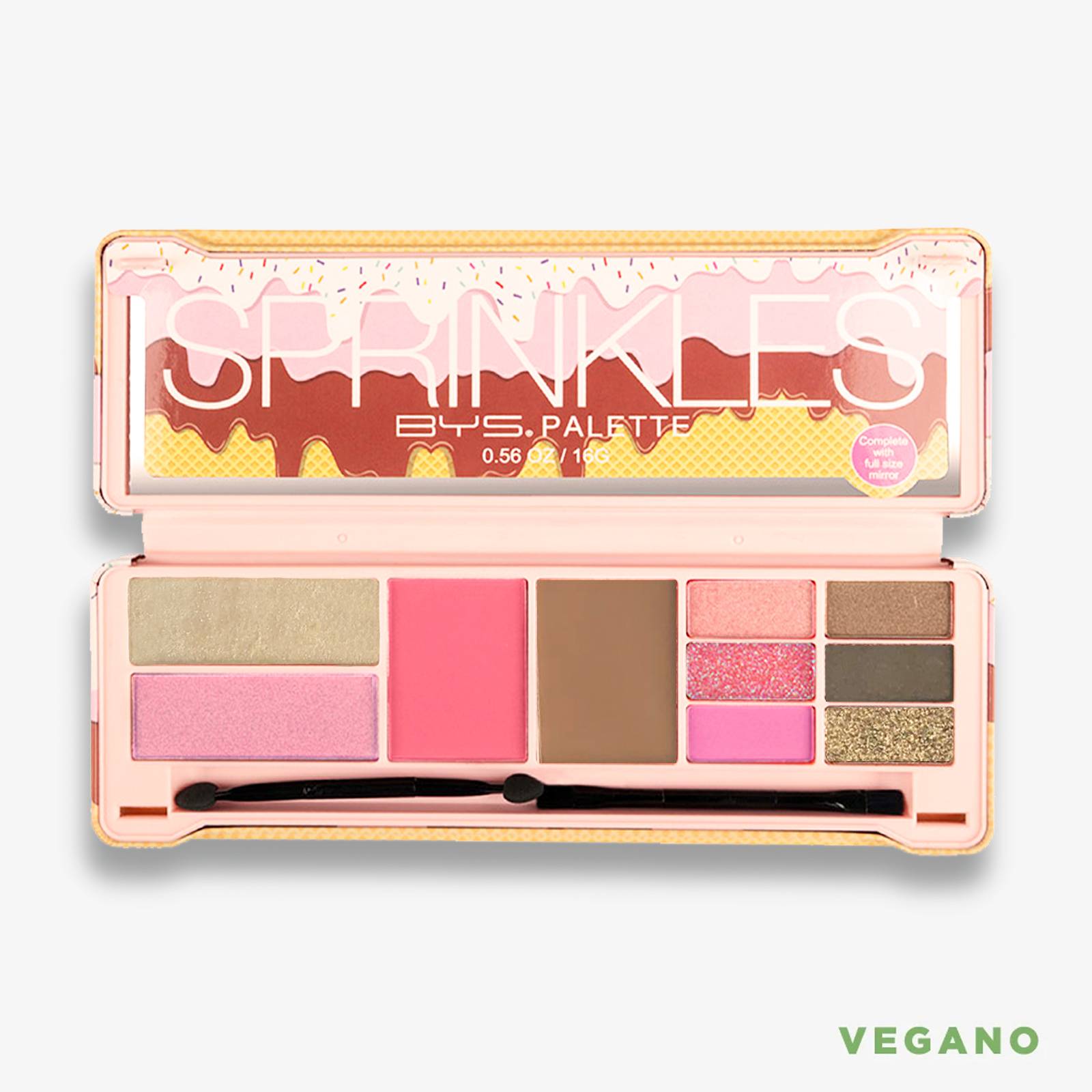 Paleta de sombras para Ojos 12 tonos SPRINKLES BYS Cosmetics