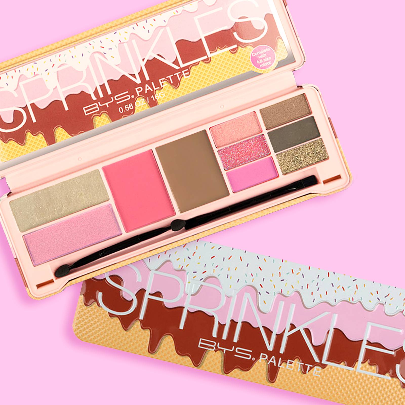 Paleta de sombras para Ojos 12 tonos SPRINKLES BYS Cosmetics