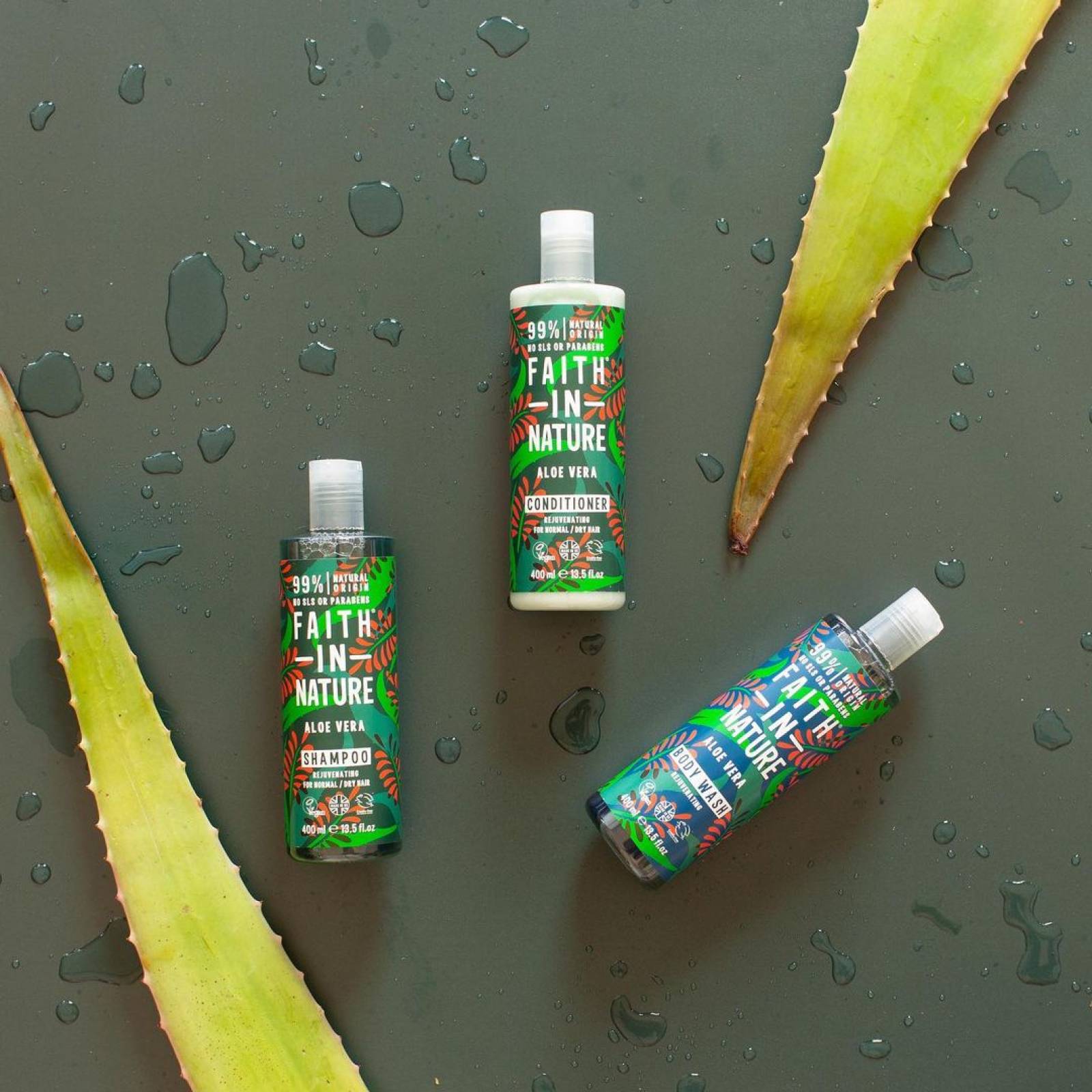 Acondicionador Natural de Aloe Vera Faith In Nature 400 ml