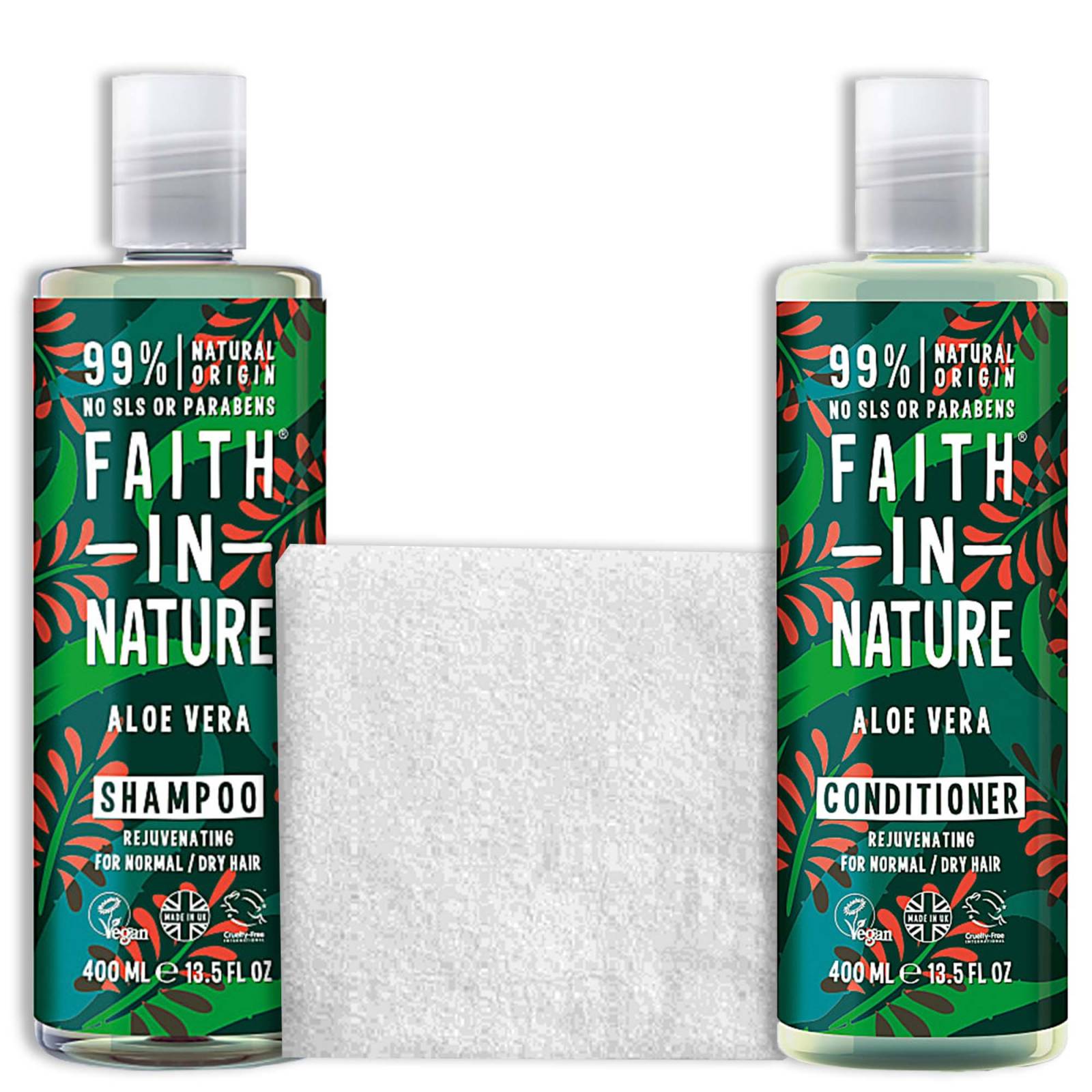 Shampoo Y Acondicionador Natural de Aloe Vera Faith In Nature 400 ml