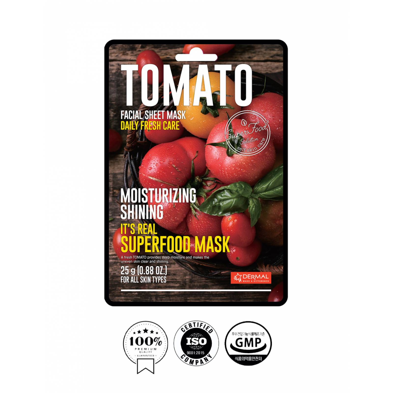 Mascarilla Facial De Jitomate Hidratante Superfood Tomate