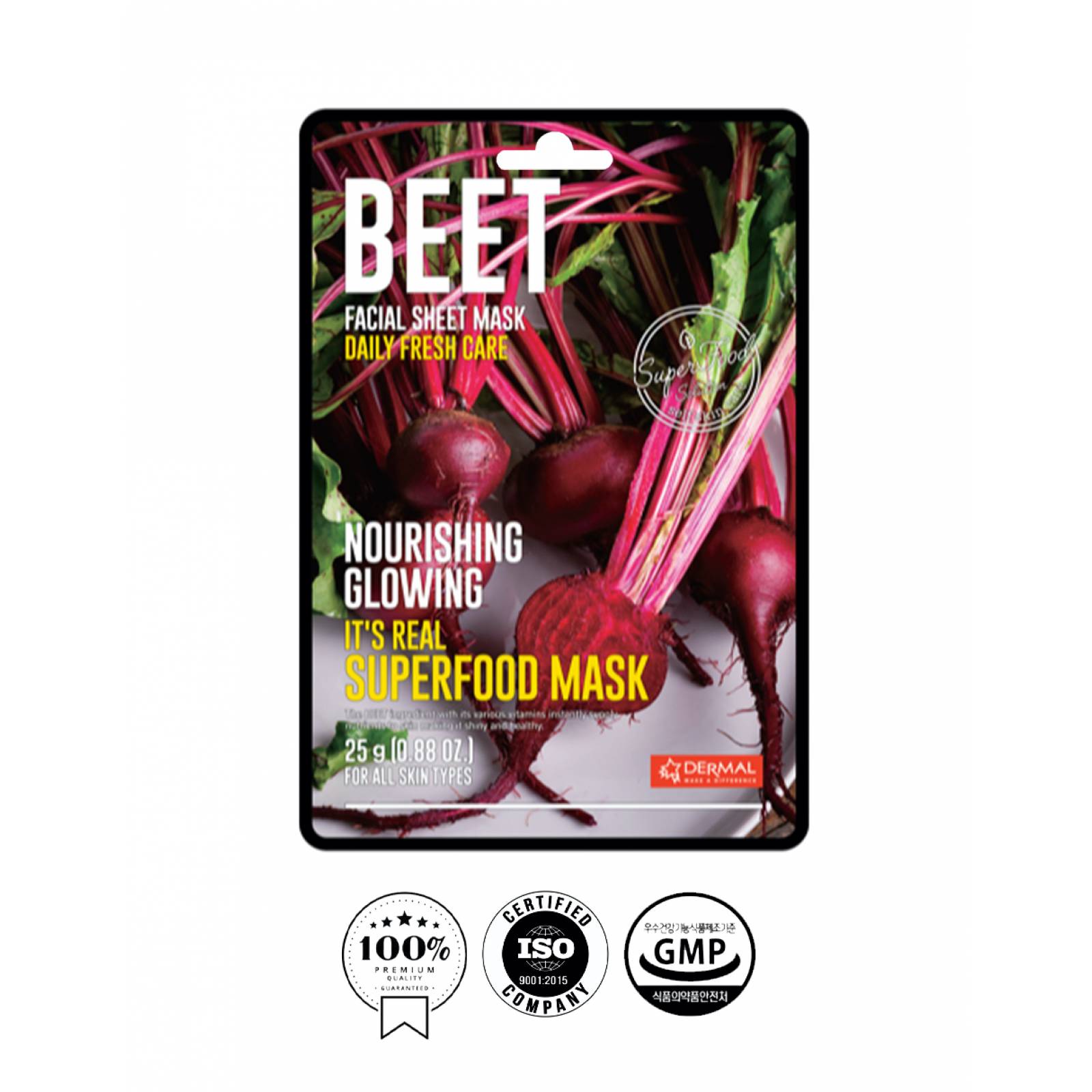 Mascarilla Facial Nutritiva De Betabel Hidratante Superfood