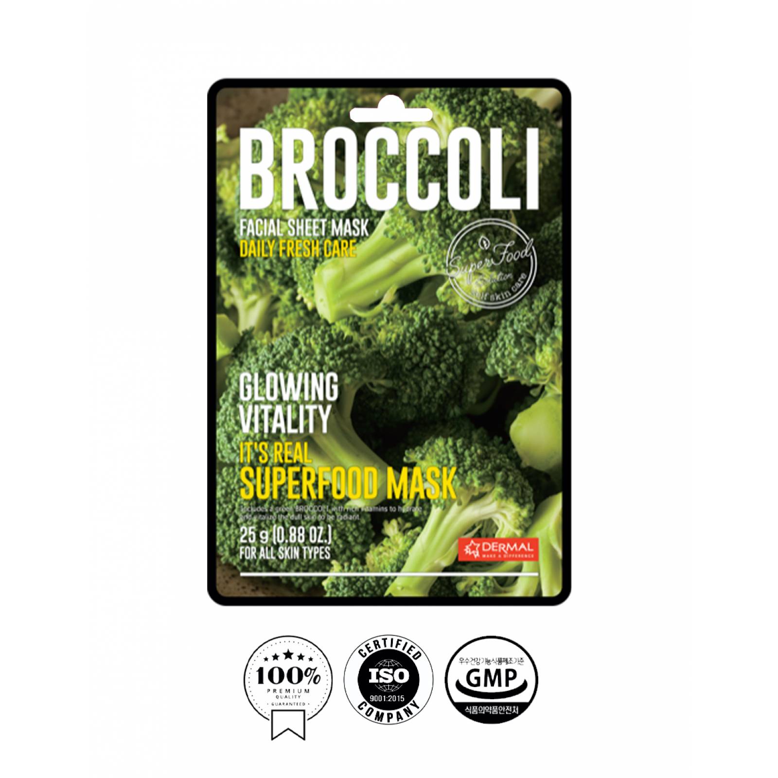 Mascarilla Facial Nutritiva De Brócoli Rejuvenece Superfood