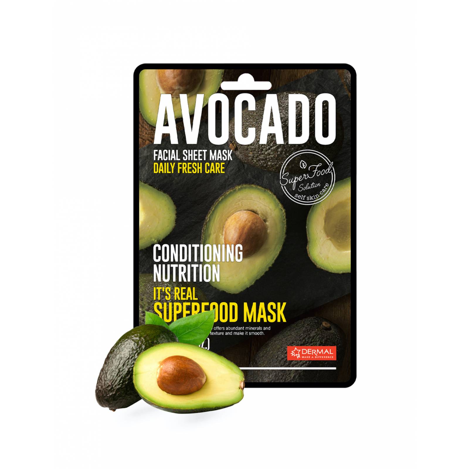 Kit 10 Mascarillas Faciales Nutritivas Hidratantes Superfood