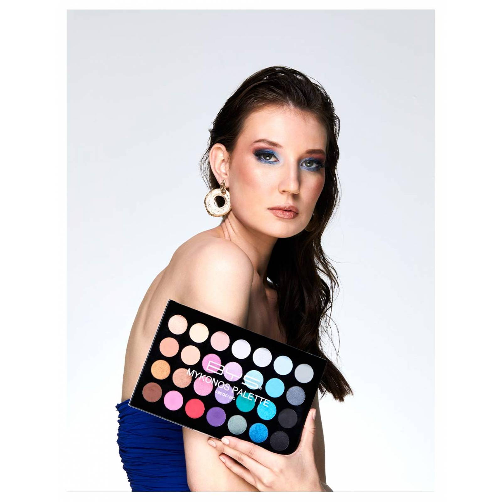 Paleta de sombras 28 tonos Mykonos BYS Cosmetics