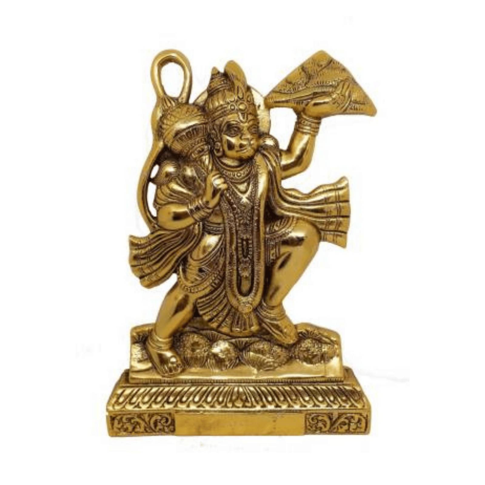 Escultura estatua de Hanuman Ji para el hogar y la oficina Templo y decoración de regalos Decorativo India Tienda