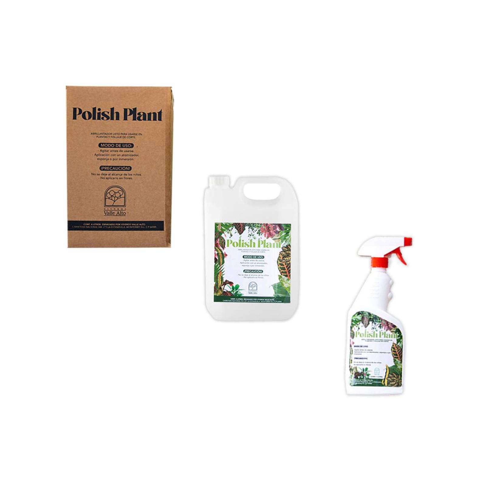 Kit 2 Abrillantador De Hojas Para Plantas De Interior