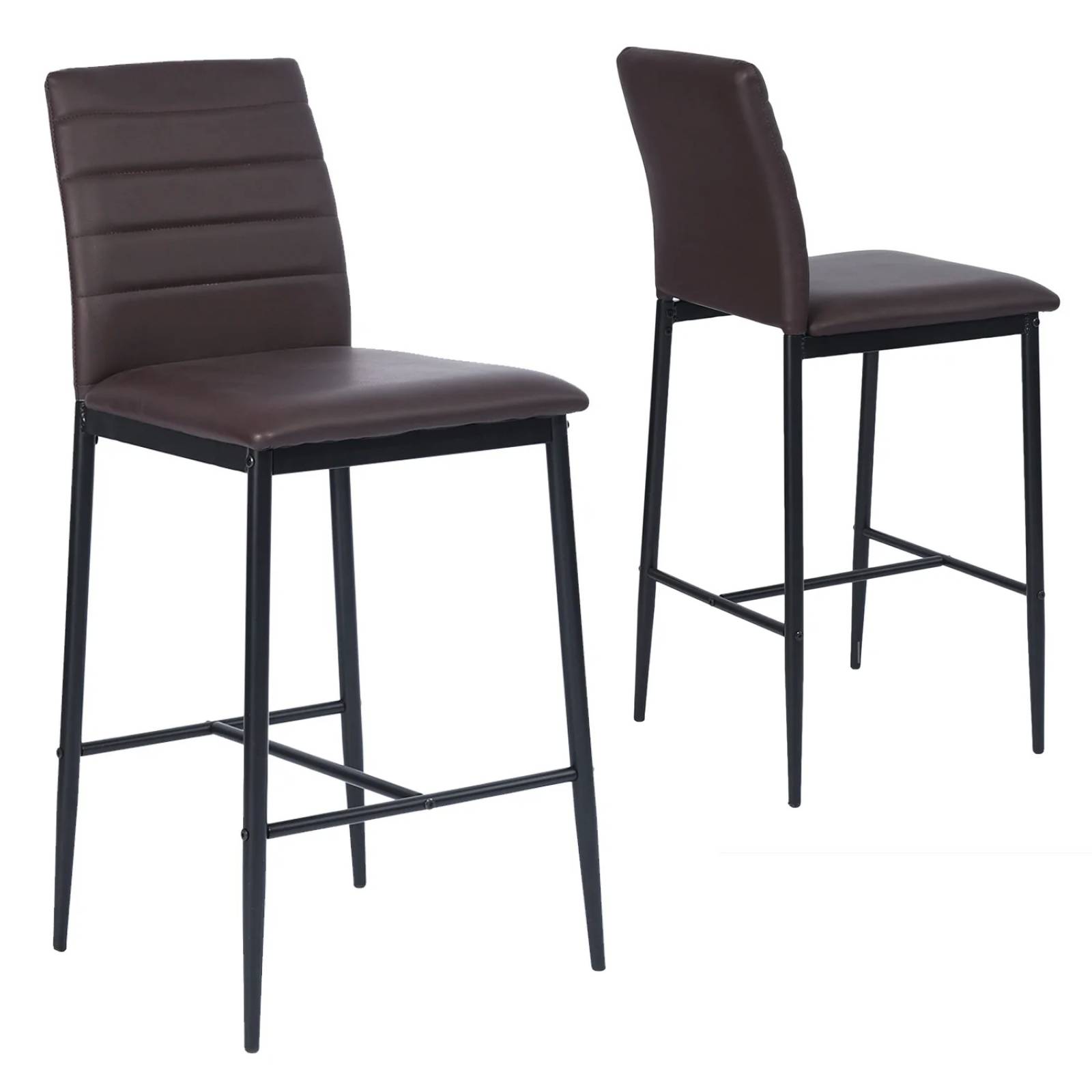 Silla comoda elegante Ann Barstool Brown A Café R21