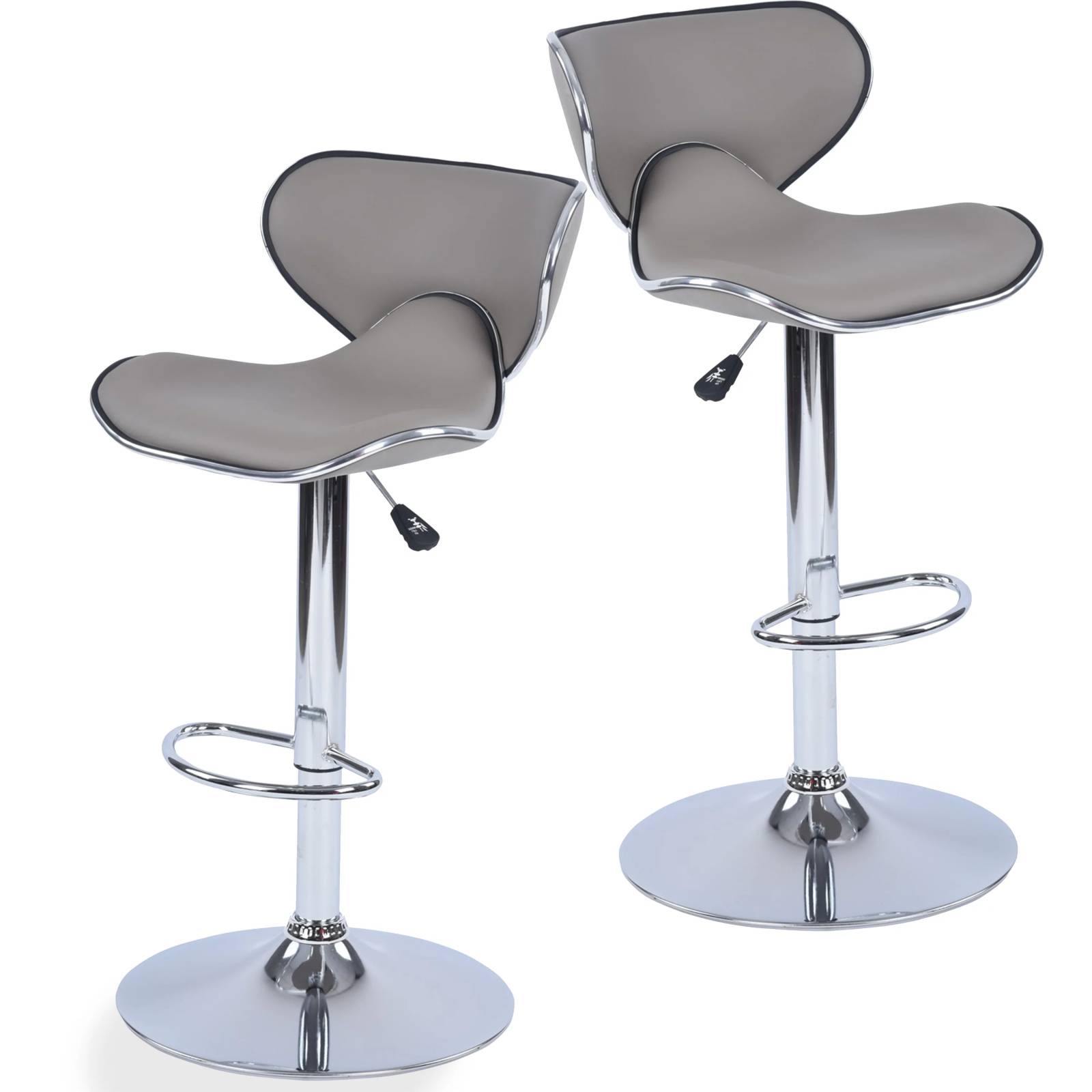 Banco alto comodo elegante Arn Grey LMKZ Gris R21