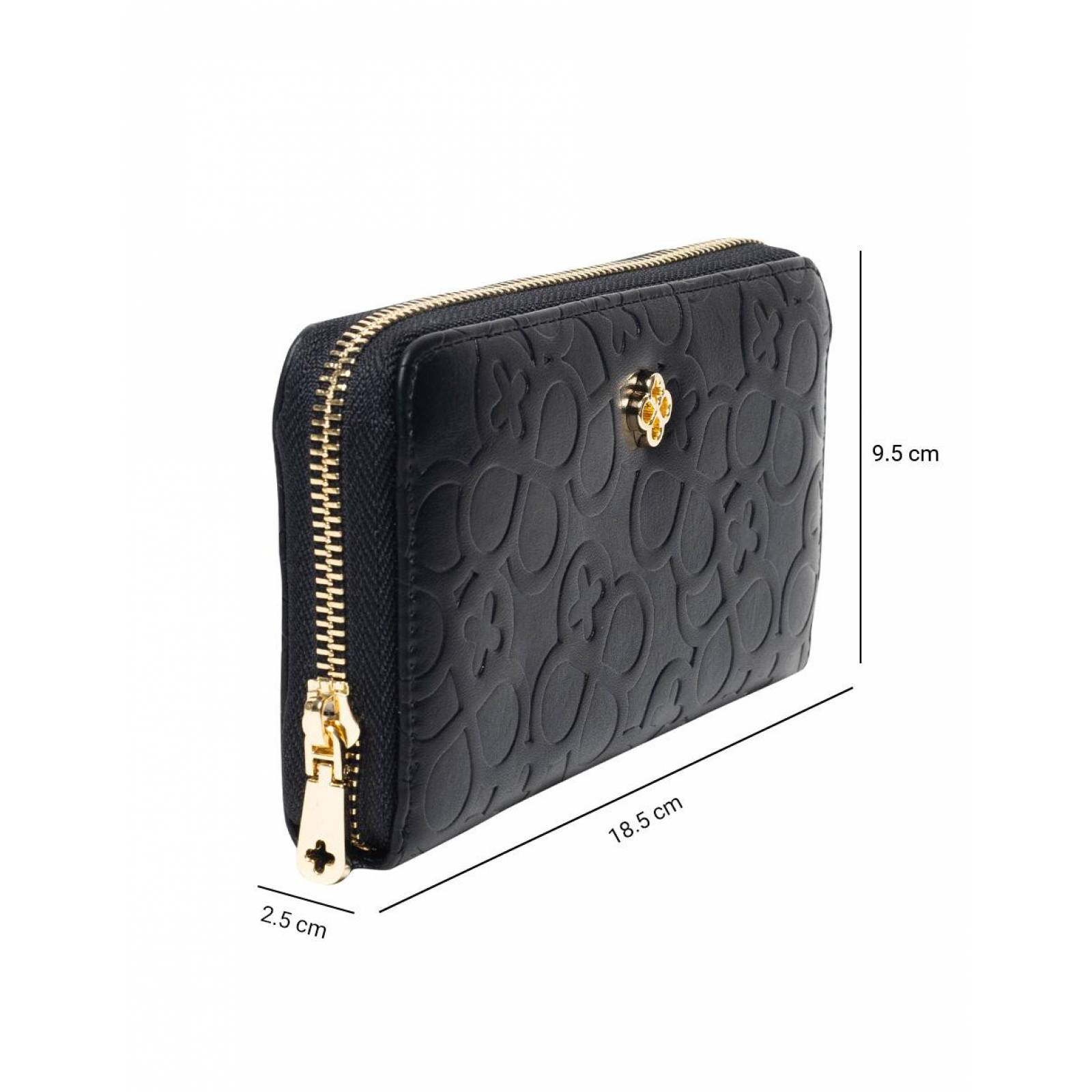 Cartera para Mujer Jaime Ibiza Ligera y Comoda JI 348 Unitalla Negro