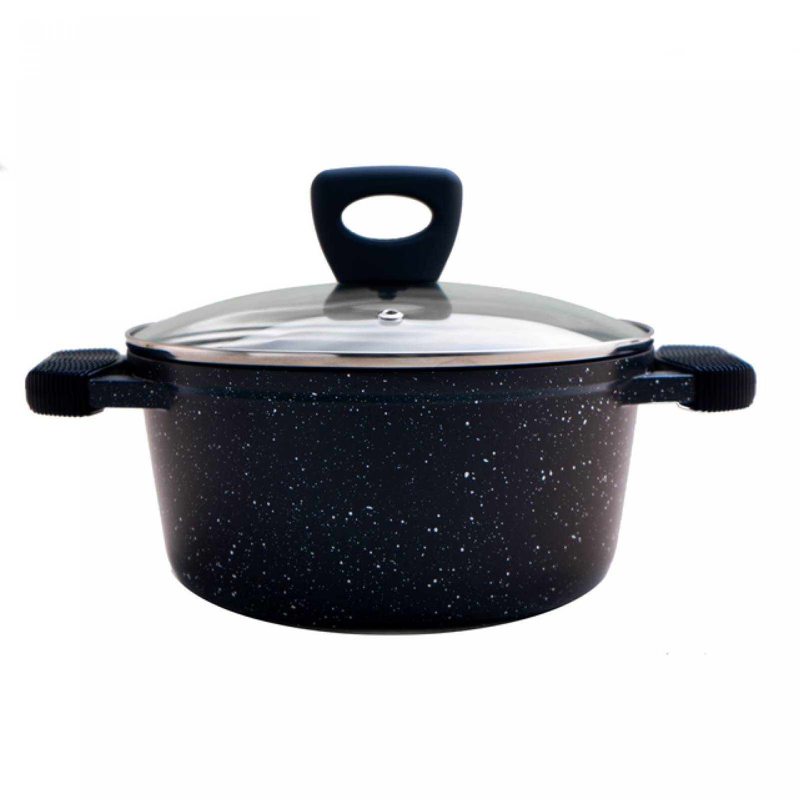 Batería de Cocina Aluminio Grunberg Antiadherente de Mármol 10 piezas Gris