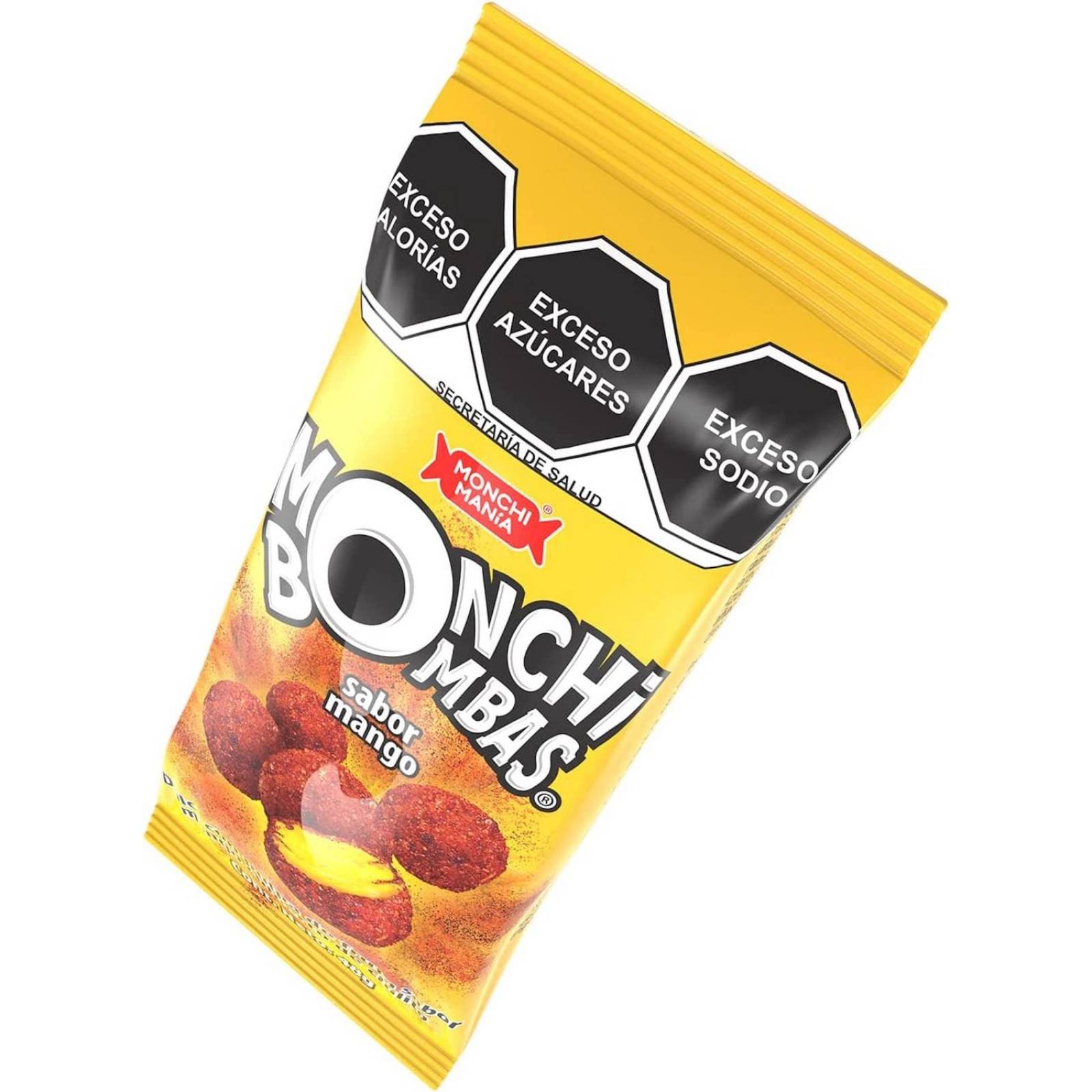 Monchibombas Dulce Suave Cubierto Con Chilito (Mango, 9 Packs) 